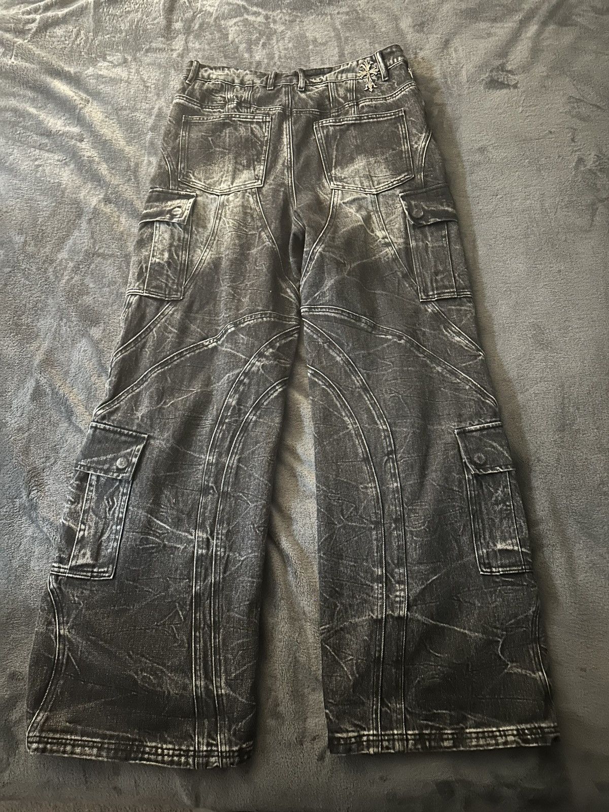 Vintage Stonewashed Curse Cargos Size US 32 / EU 48 - 2 Thumbnail