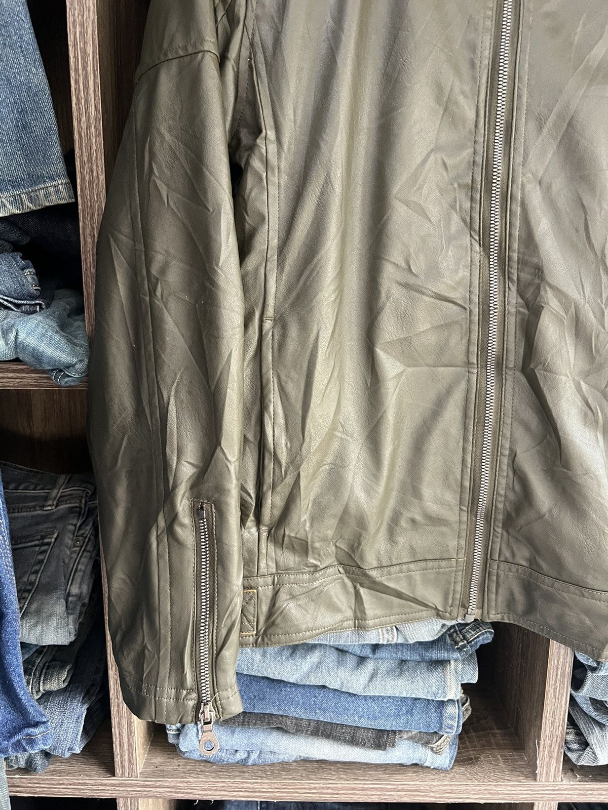 In The Attic 🔥In The Attic Synthetic Leather Jacket Size US S / EU 44-46 / 1 - 6 Thumbnail