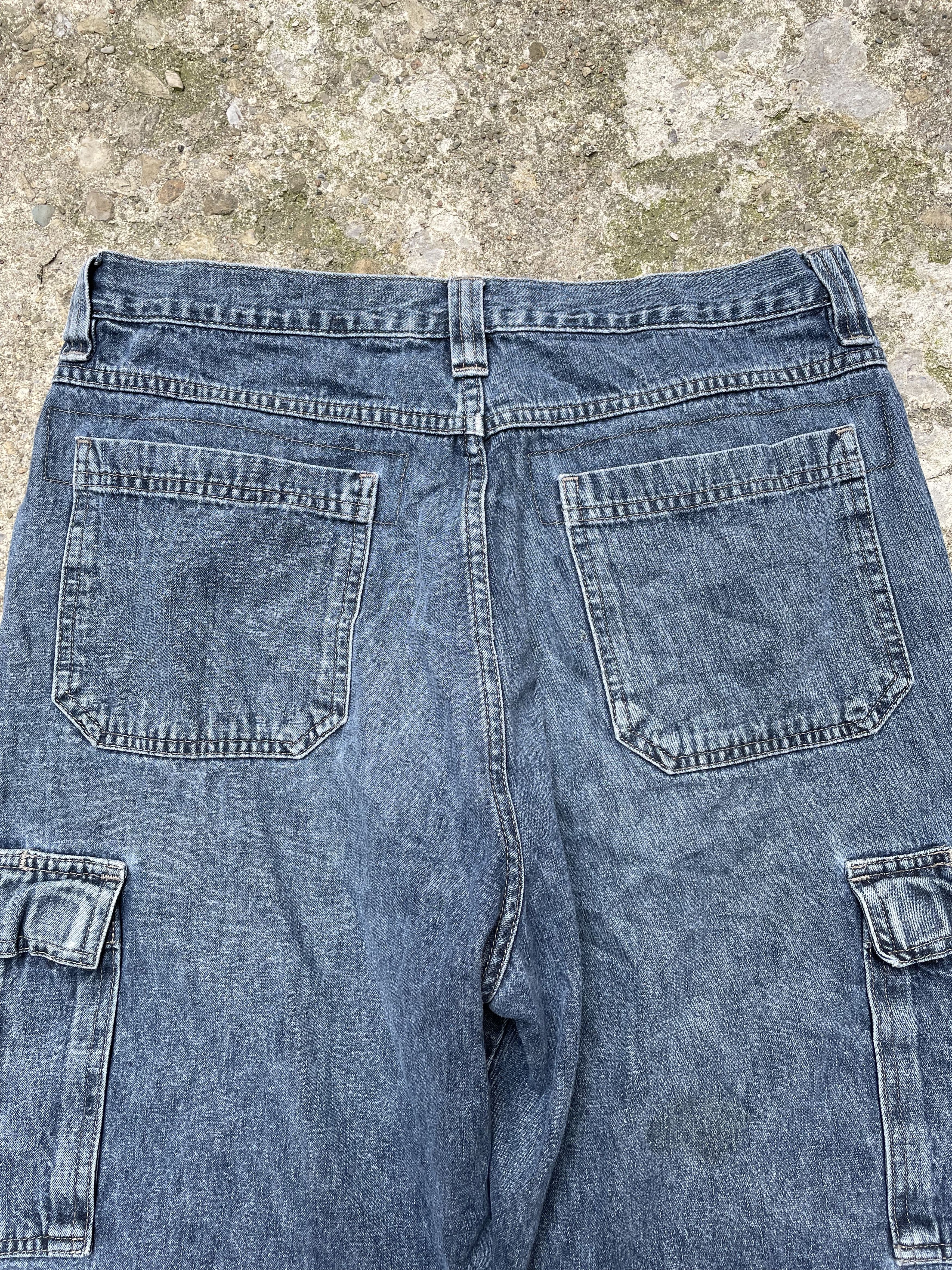 Vintage 2000's Wrangler Denim Jean Cargo Shorts Size US 32 / EU 48 - 5 Thumbnail