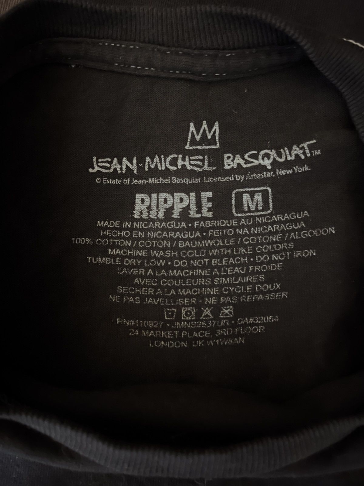 Jean-Michel Basquiat Jean Michel Basquiat Ripple T-Shirt Size US M / EU 48-50 / 2 - 4 Thumbnail