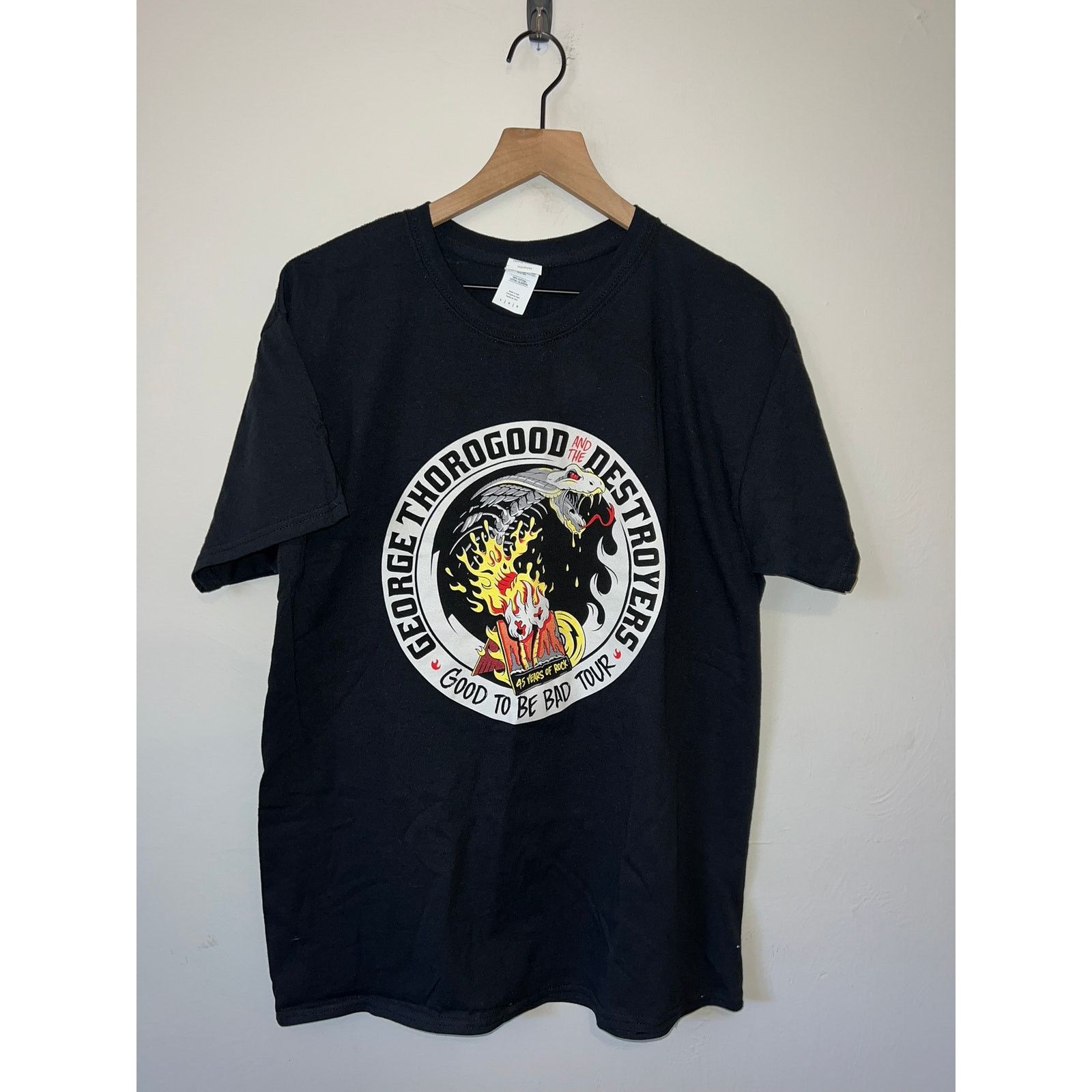 Gildan George Thorogood & The Destroyers Shirt Good To Be Bad Tee L Size US L / EU 52-54 / 3 - 1 Thumbnail