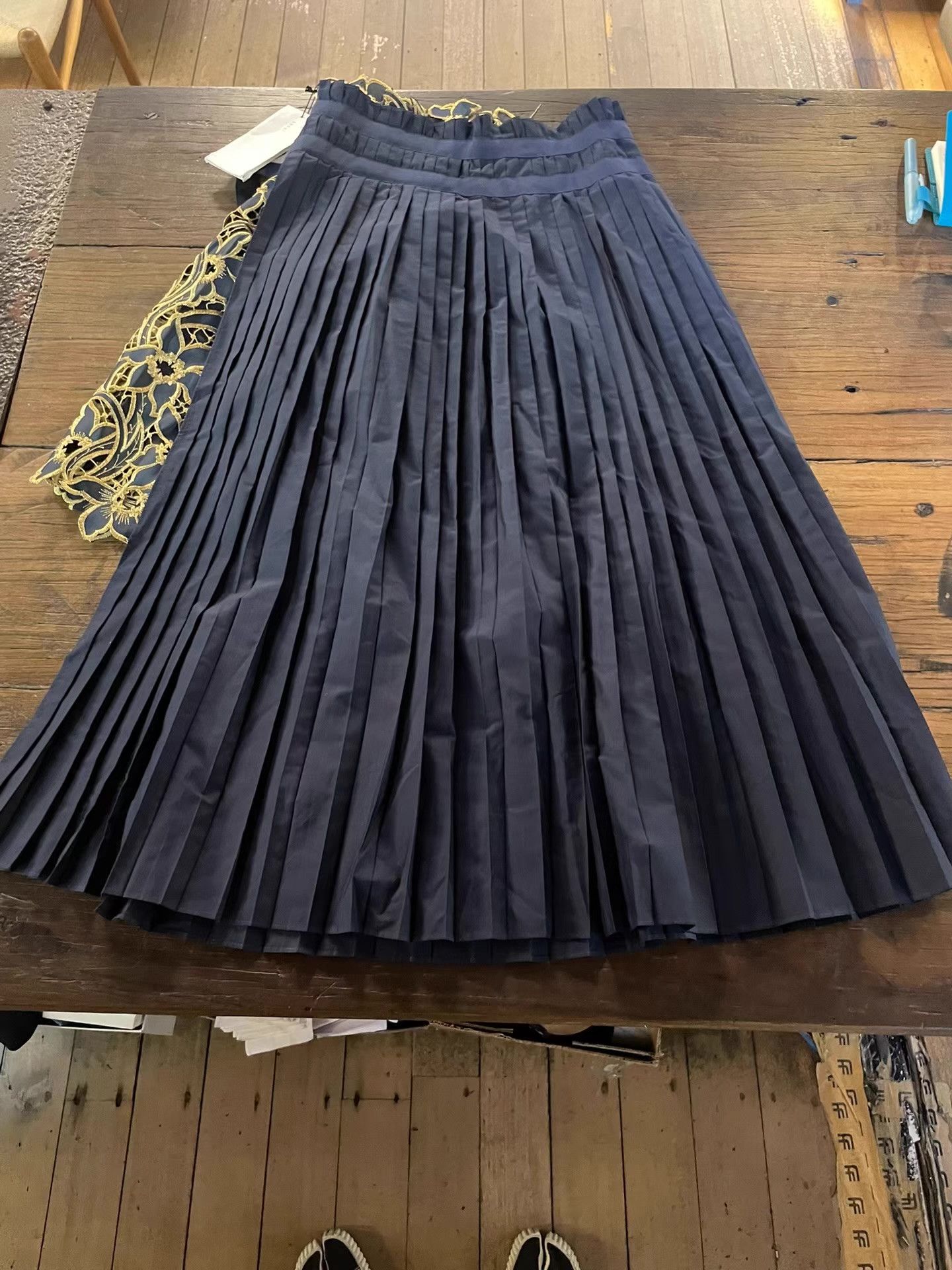 Sacai Sacai 16SS Court-Style Long Midi Skirt。Ｑ25 Size 32" / US 10 / IT 46 - 3 Thumbnail