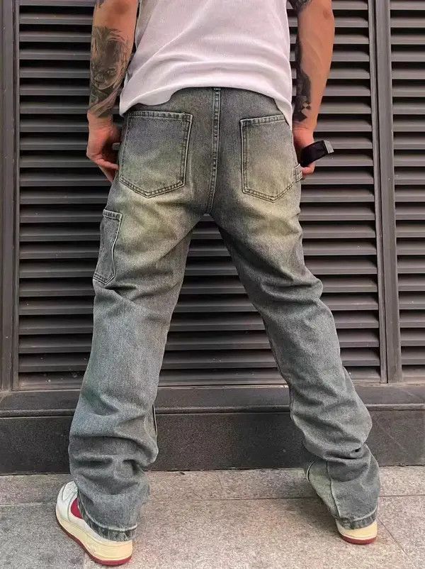VIBE Street hip hop retro grunge wide leg jeans Size US 33 - 6 Thumbnail