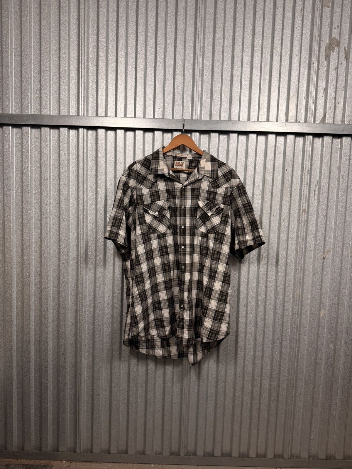 Other Vintage Ely Cattleman Tall Pearl Snap Western Button Up Size US XXL / EU 58 / 5 - 2 Thumbnail