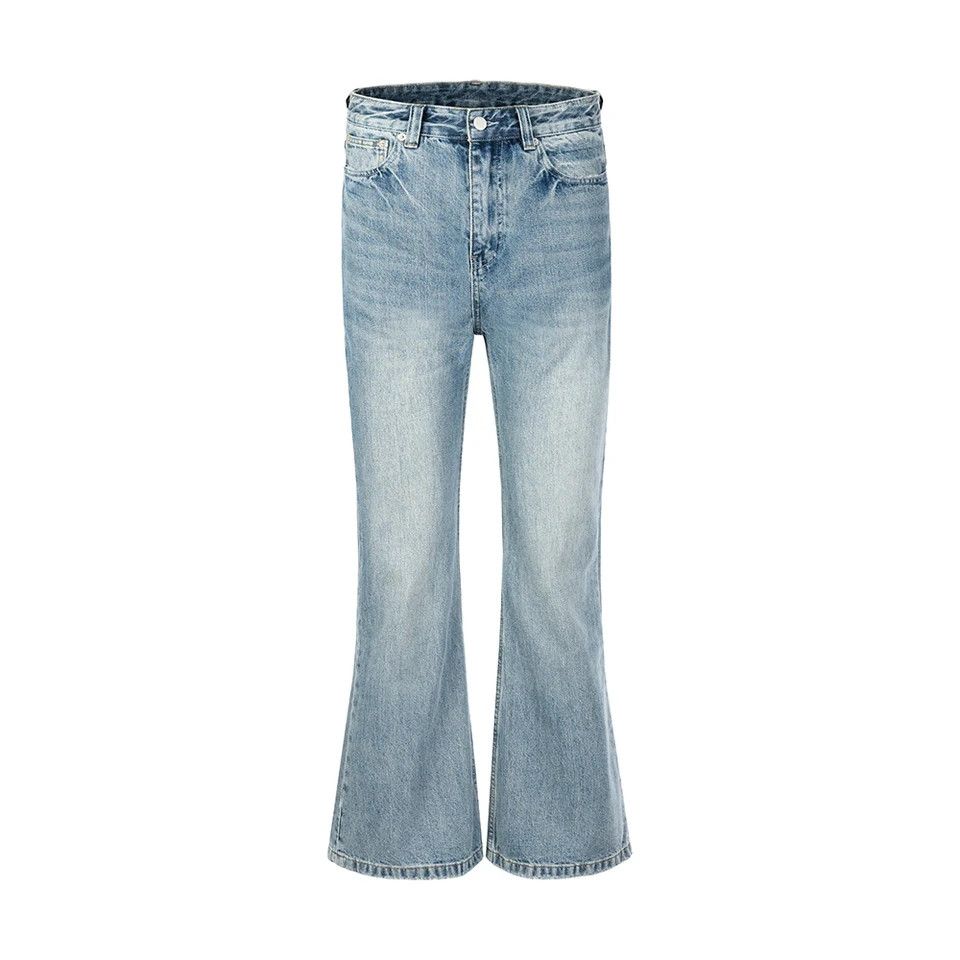 Japanese Brand × Jean Washed Boot Cut Blue Jeans Size US 30 / EU 46 - 4 Thumbnail