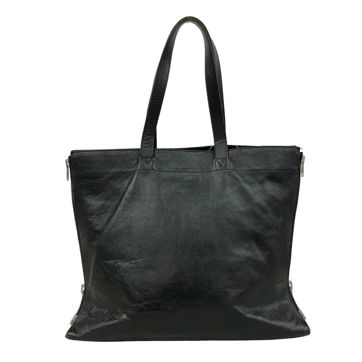 Yohji Yamamoto Yohji Yamamoto POUR HOMME Leather Tote Bag Size ONE SIZE - 3 Thumbnail