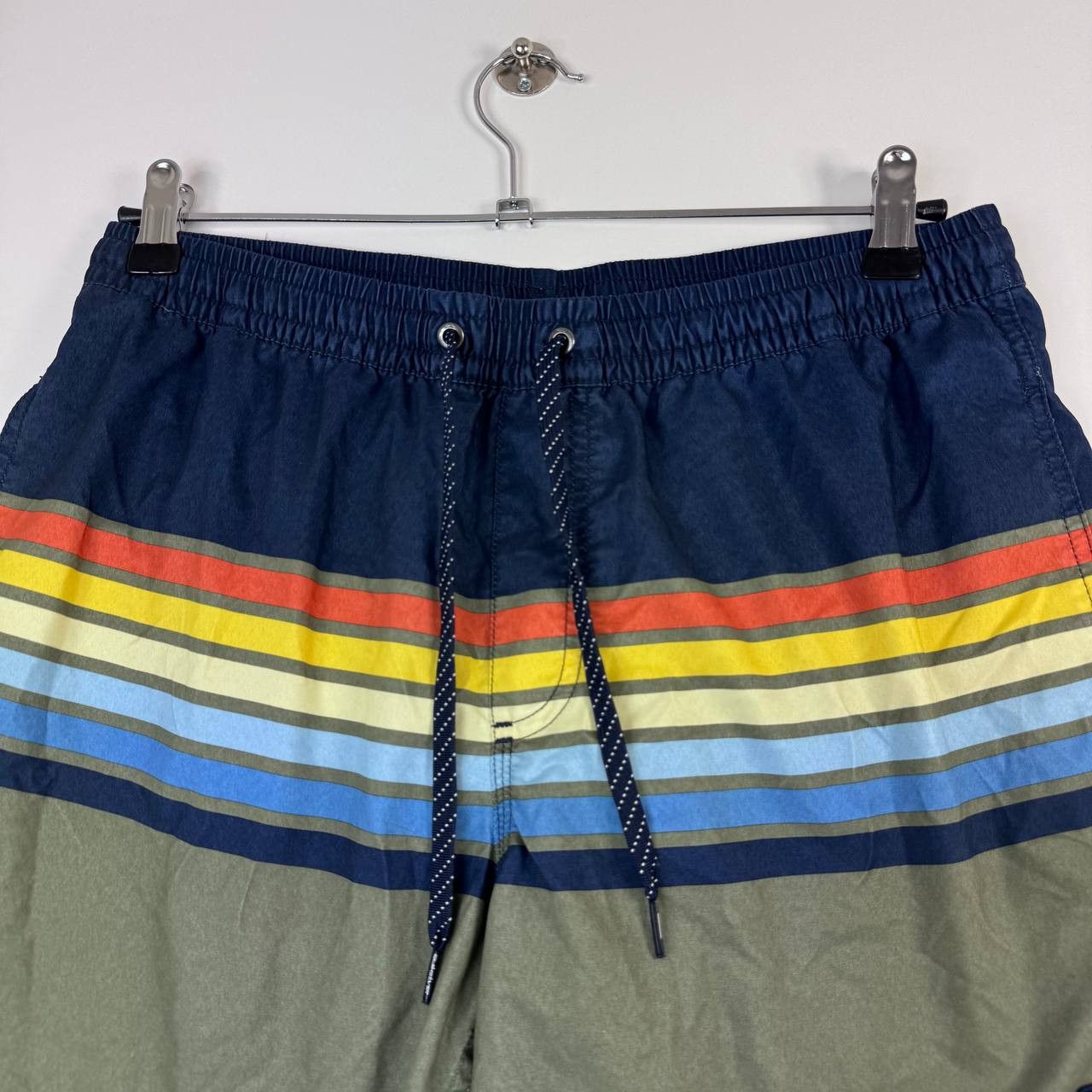 Quiksilver Quiksilver Swim Shorts Mens Multicolor Stripe Board Shorts M Size US 32 / EU 48 - 2 Thumbnail