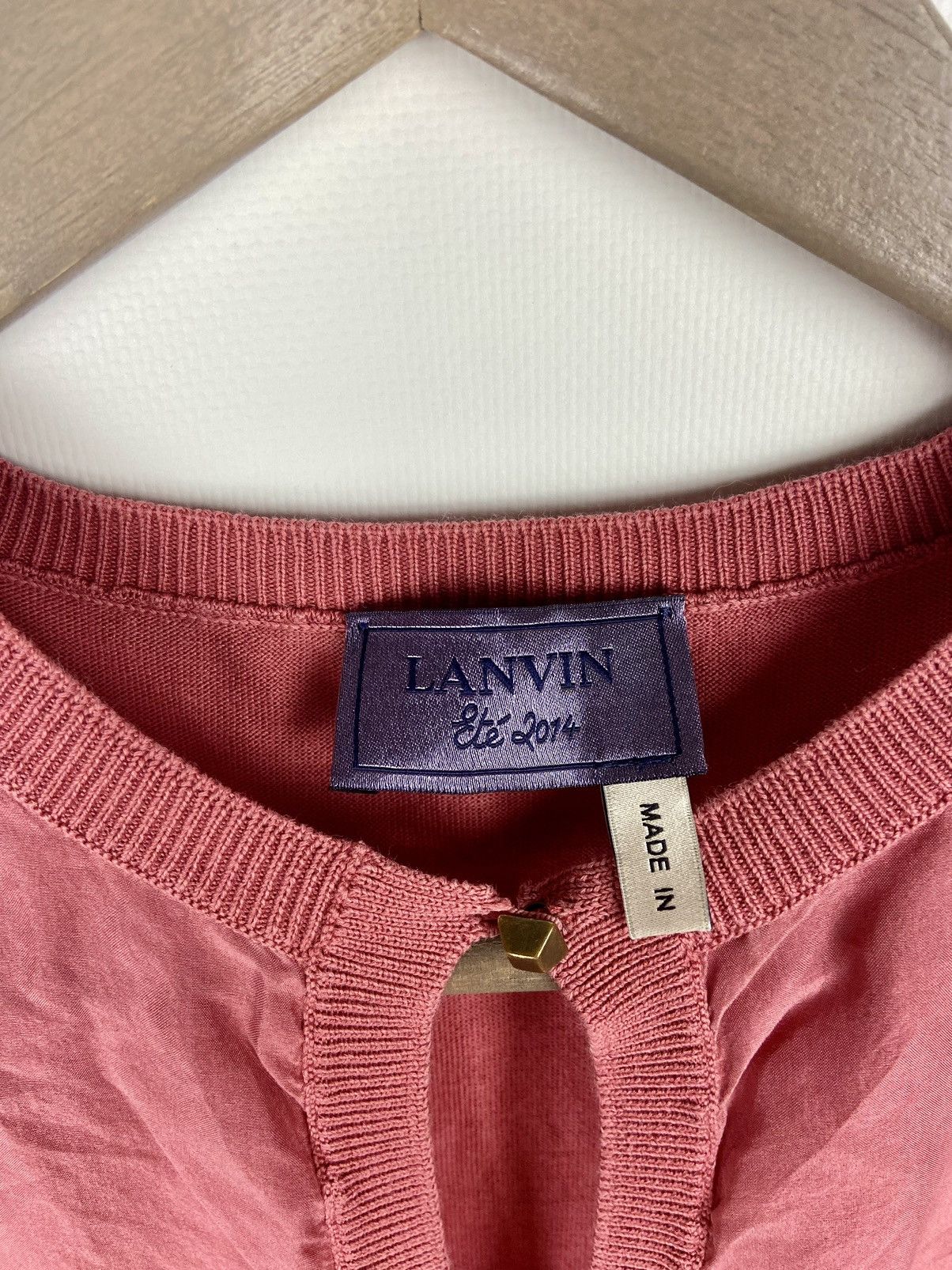 Lanvin × Vintage Vintage Lanvin Sleeveless Women's Silk Dress Sz S Size S / US 4 / IT 40 - 7 Thumbnail