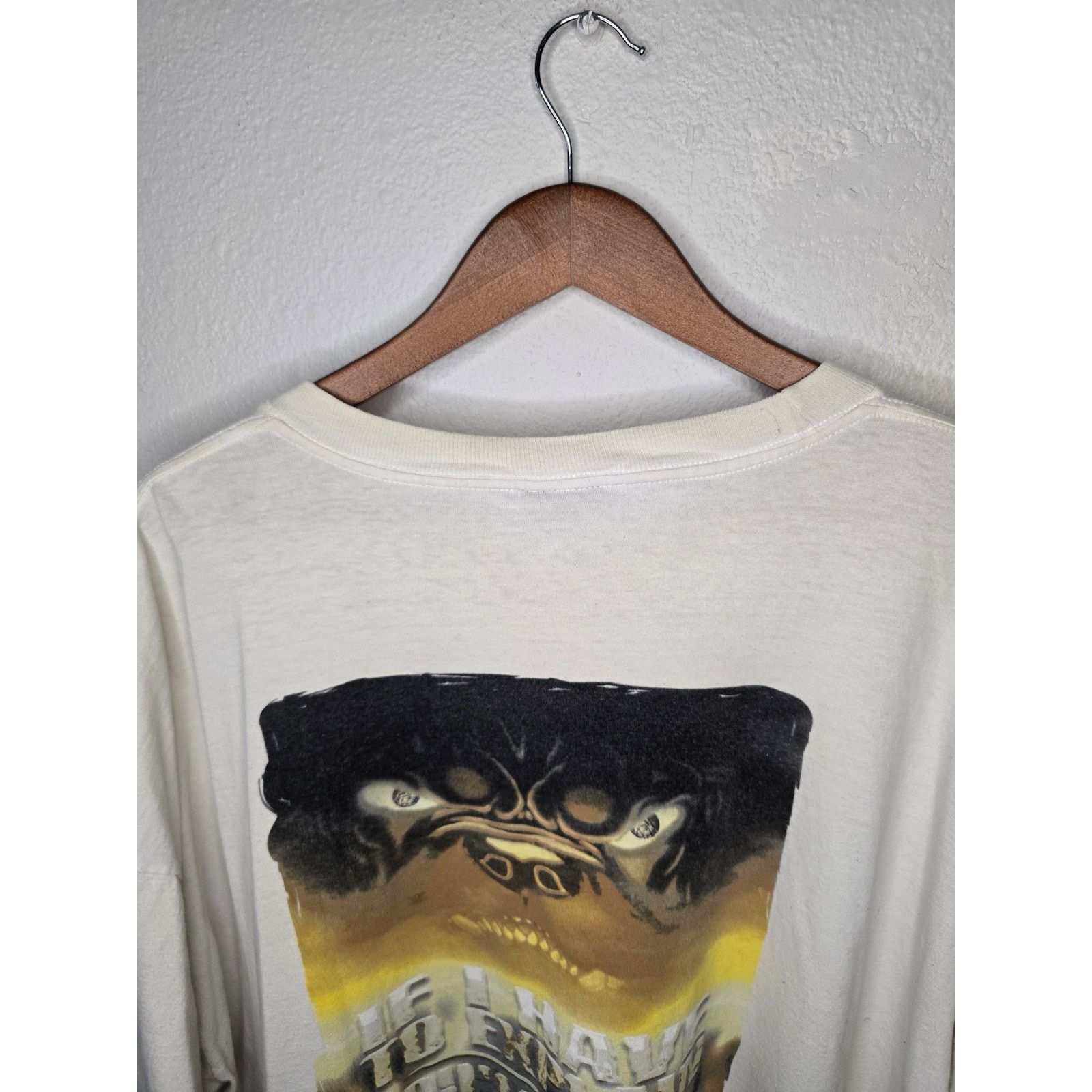 Vintage Vintage Da Dawg 3XL White Pitbull Motorcycled Biker Tee Size US XXL / EU 58 / 5 - 5 Thumbnail