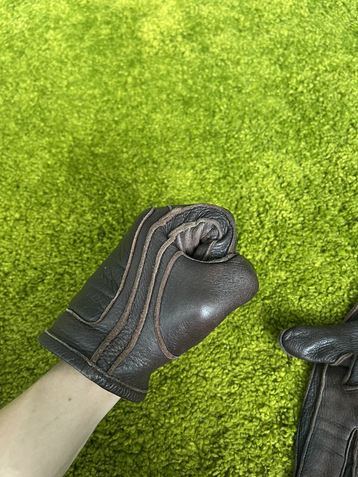 Gucci × Tom Ford Gucci archive real leather gloves Size 32 - 18 Thumbnail