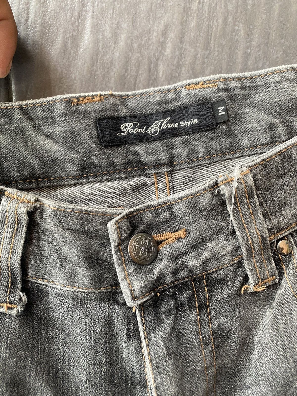 Japanese Brand Japan 🇯🇵 root three style faded black Size US 33 - 5 Thumbnail