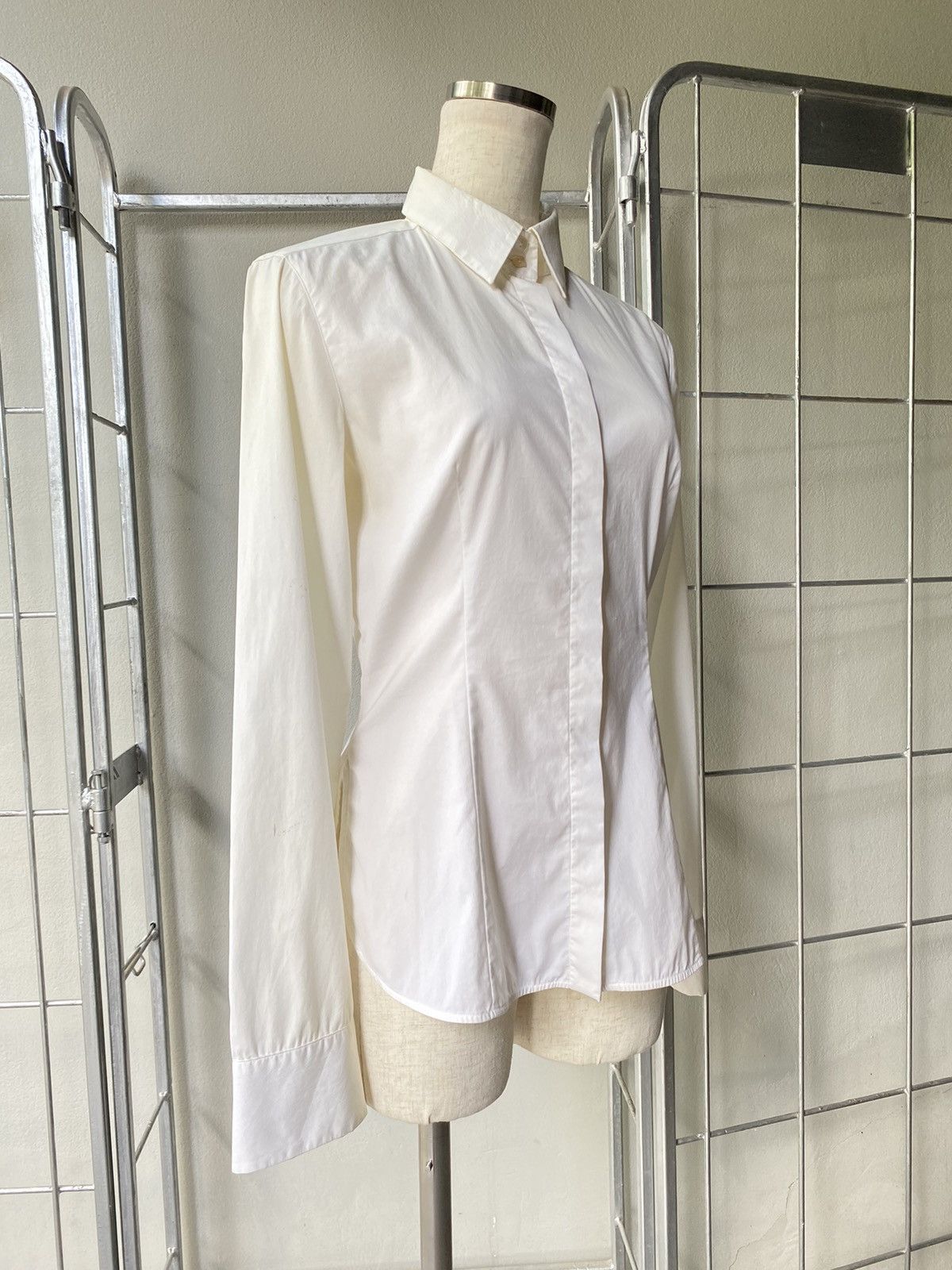 Max Mara Maxmara off white shirt Size XXS / US 00 / IT 34 - 1 Thumbnail