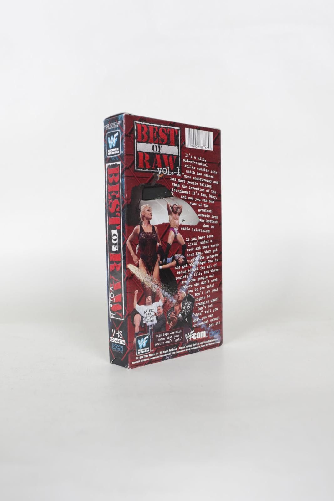 WWF 99' WWF Best of RAW Vol.1 VHS Tape Size ONE SIZE - 2 Thumbnail