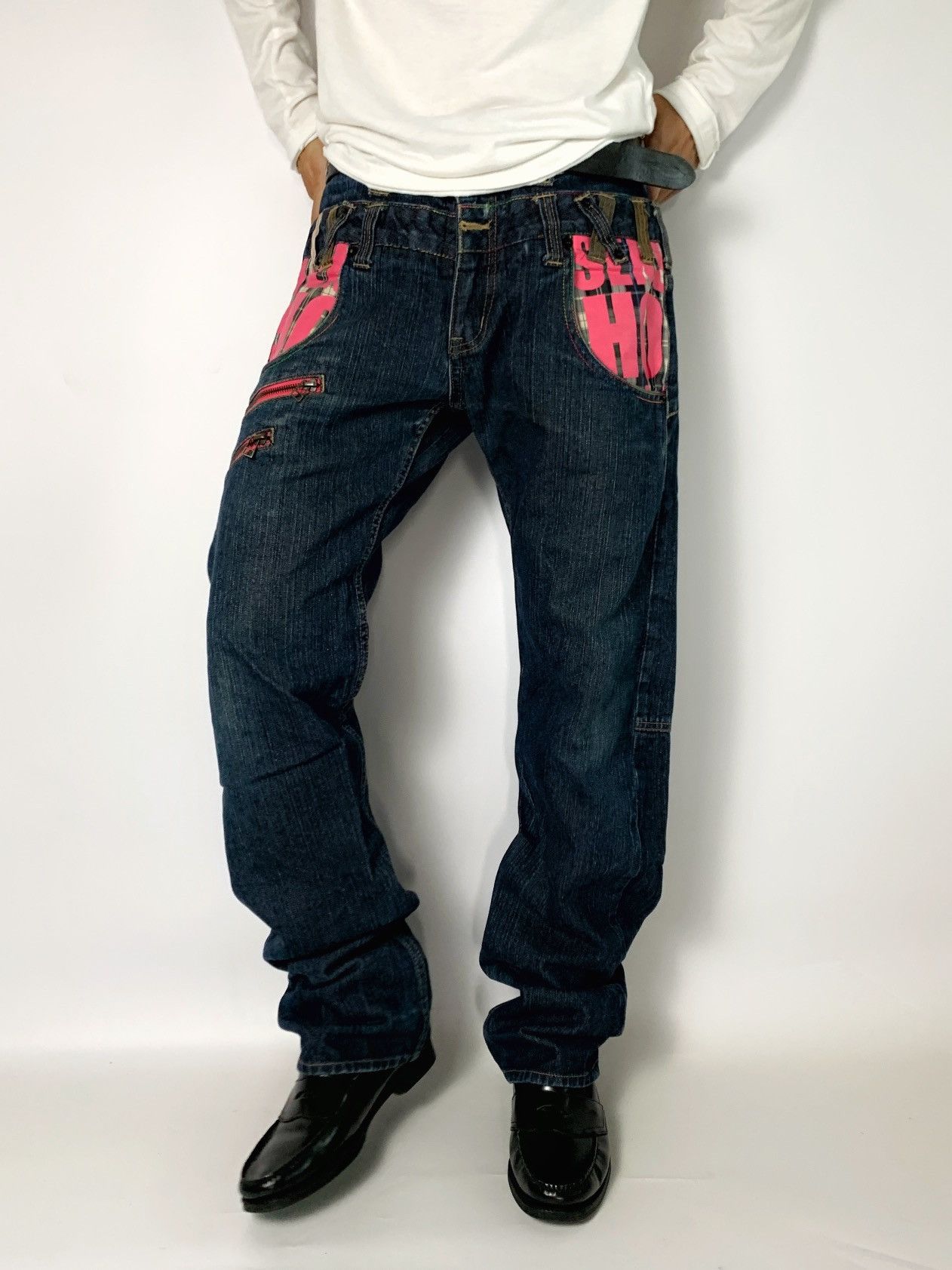 Japanese Brand undefined japan style double waist dominate Size US 30 / EU 46 - 2 Thumbnail