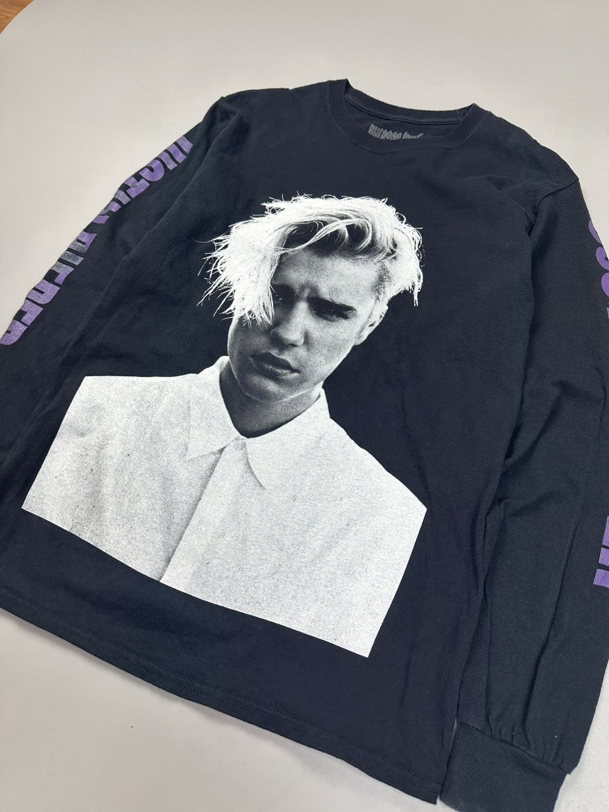 Justin Bieber Unisex Justin Bieber Purpose Tour Merch Longsleeve Size US M / EU 48-50 / 2 - 2 Thumbnail