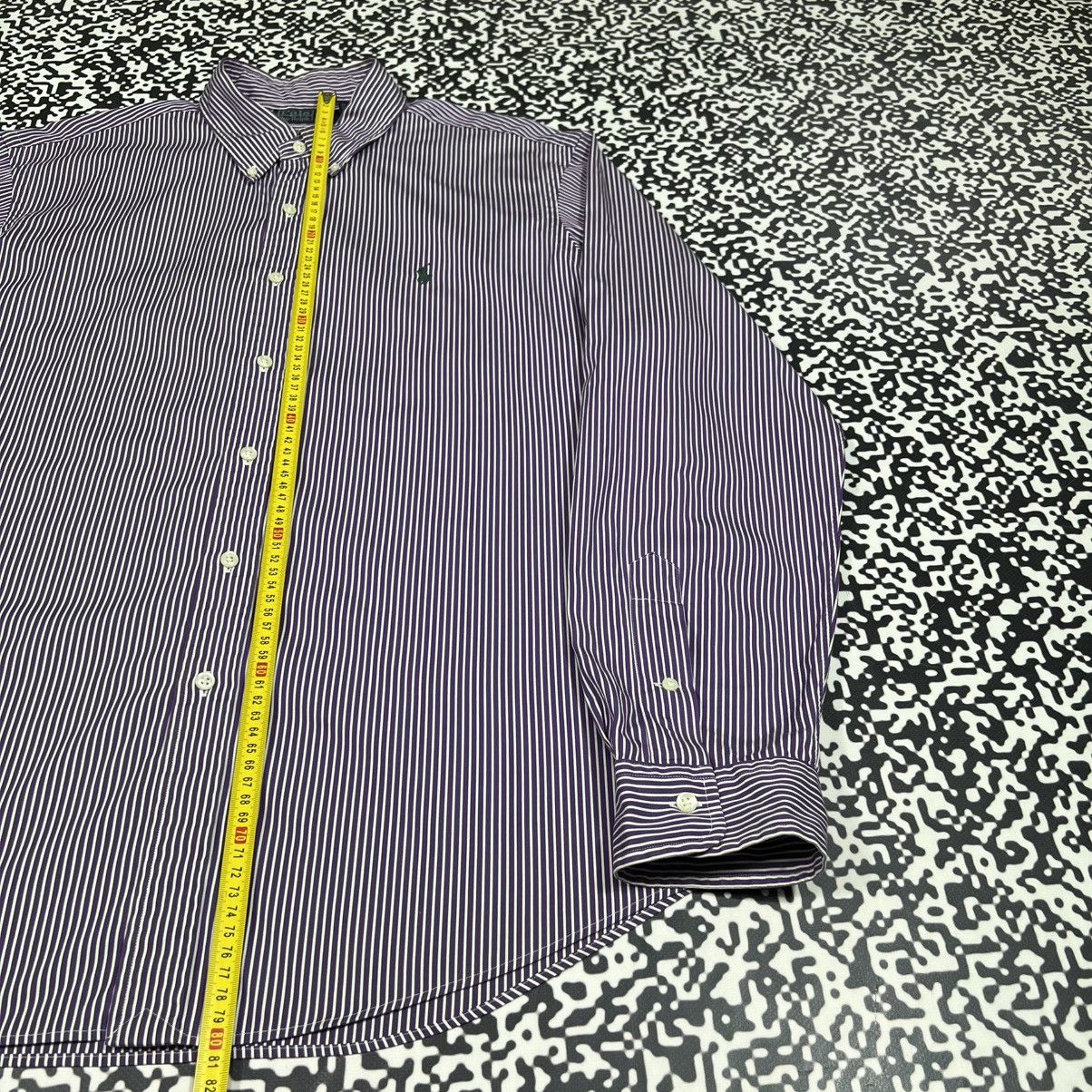 Polo Ralph Lauren Vintage Y2K Polo Ralph Lauren Striped Casual Retro Shirt Size US XL / EU 56 / 4 - 14 Thumbnail