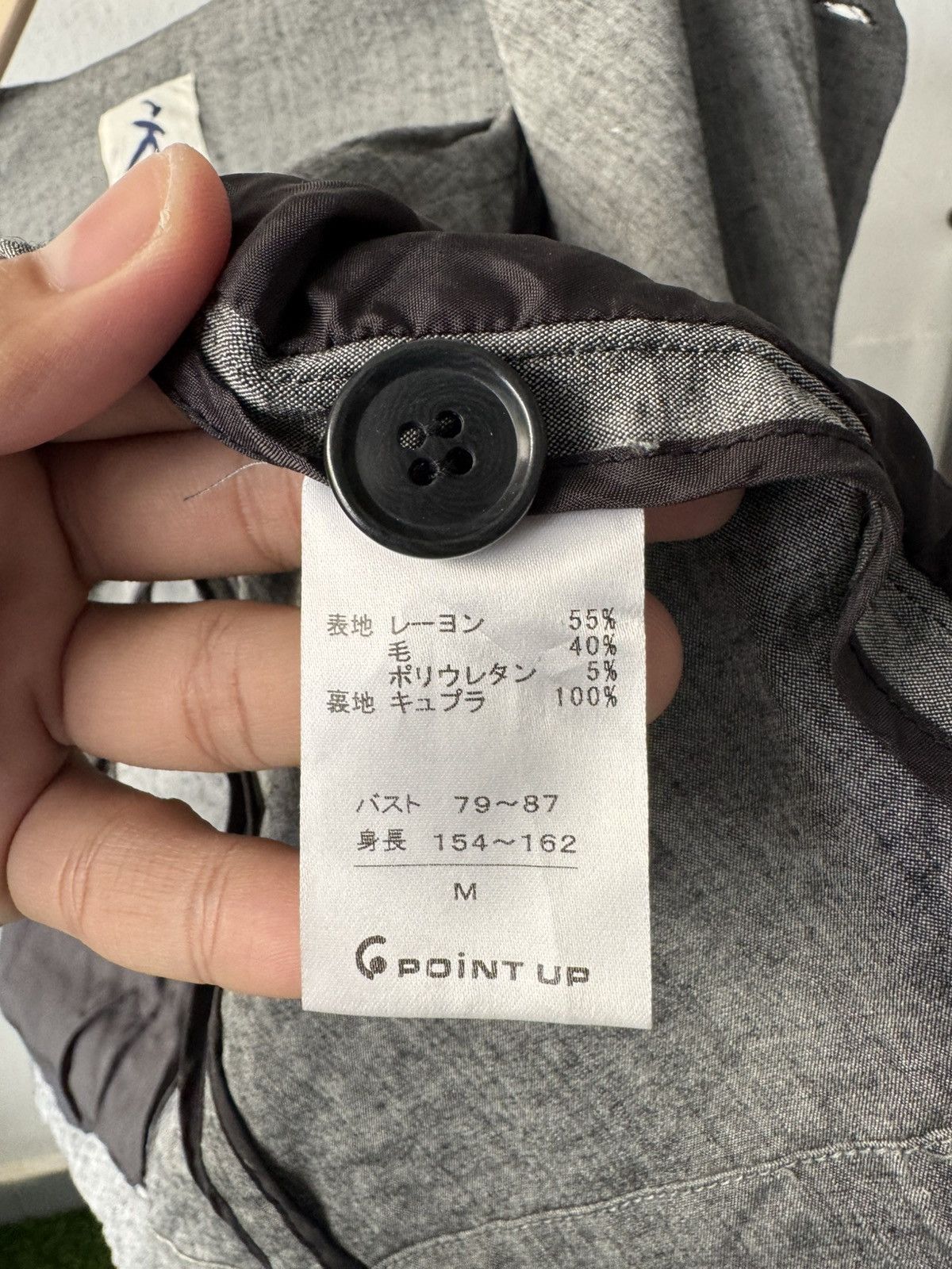 Issey Miyake 90s Hai Sporting Gear Rayon Wool Button jacket Size M / US 6-8 / IT 42-44 - 8 Thumbnail