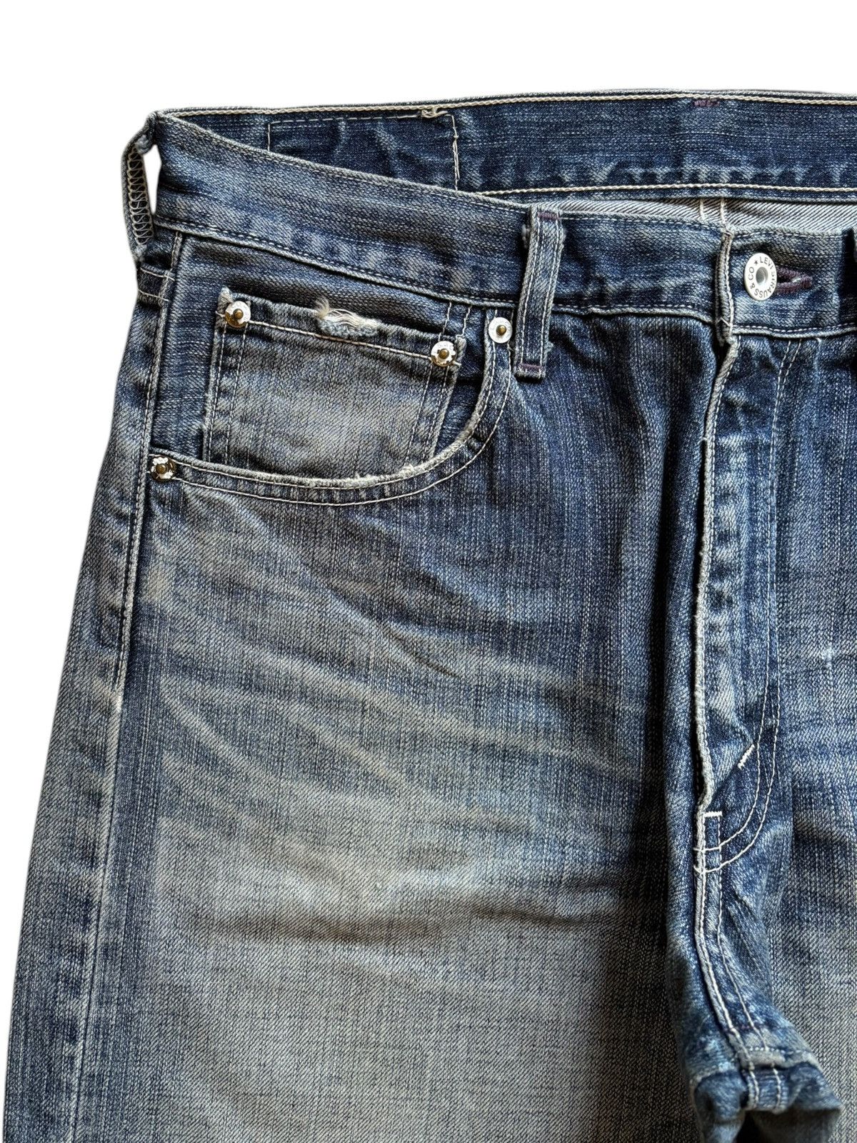 Levi's SALES🔥🔥Vintage 90s Levis 503 Mud Wash Loose Jean Shorts Size US 32 / EU 48 - 5 Thumbnail
