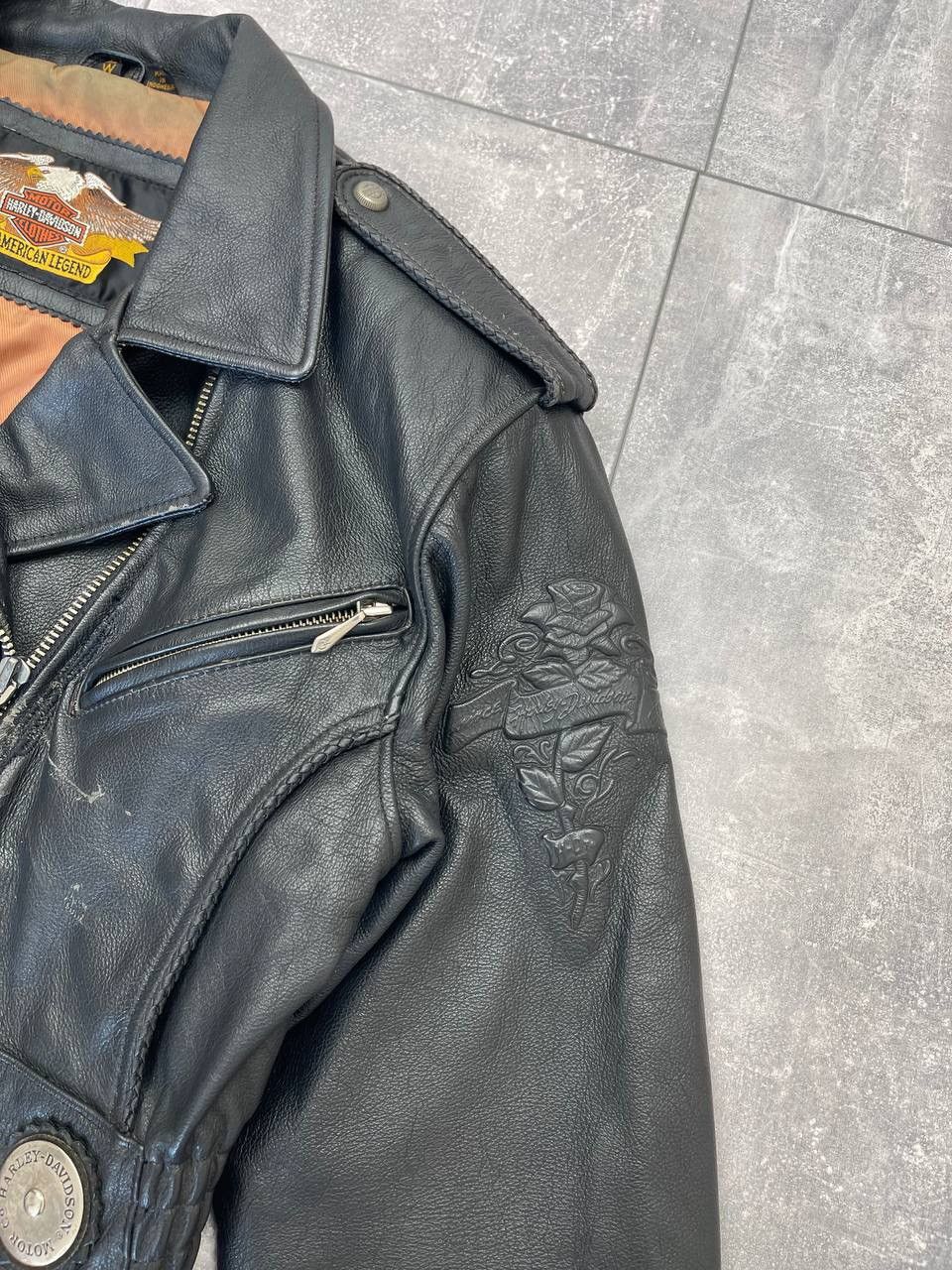 Harley Davidson Harley Davidson Vintage Leather Jacket Size S / US 4 / IT 40 - 5 Thumbnail