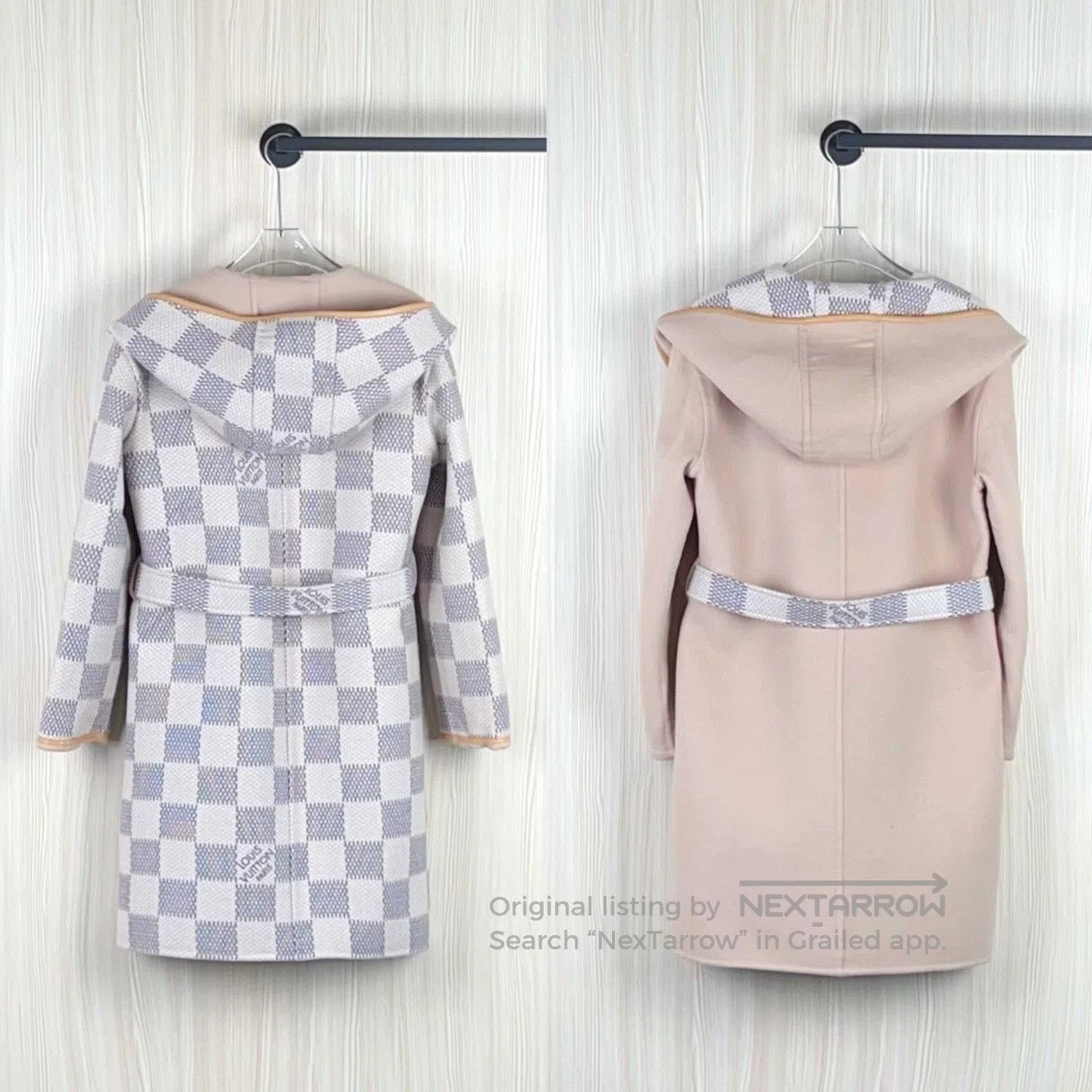 Louis Vuitton Lv Beige Long Coat with Belt. Size US XXS / EU 40 - 3 Thumbnail
