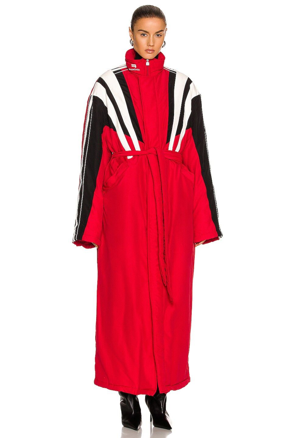 Balenciaga o1in1g1124 Dup / Sporty B Tracksuit Coat in Multicolor Size S / US 4 / IT 40 - 1 Thumbnail