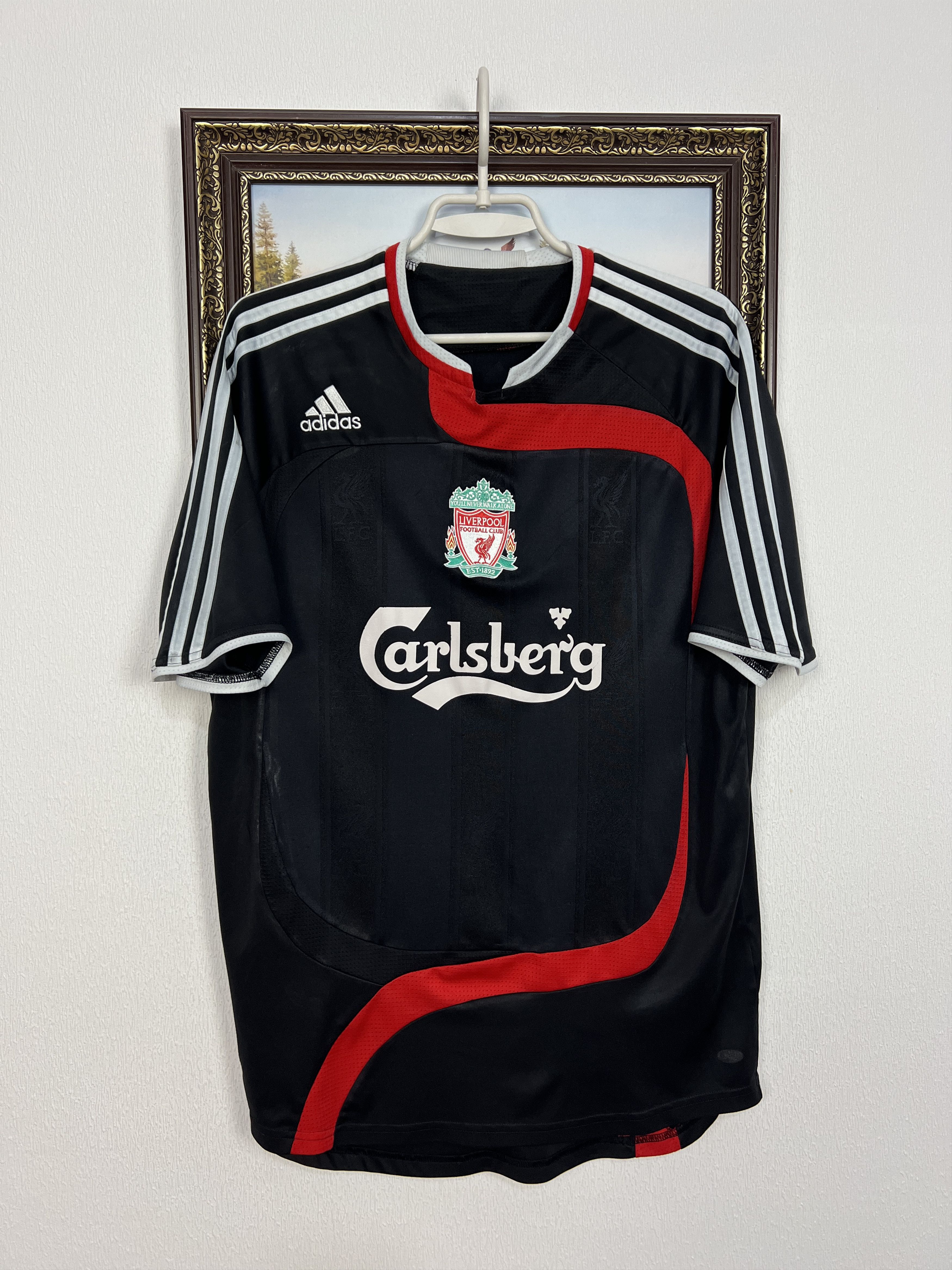 Adidas Liverpool Third football shirt Soccer Jersey Trikot Rare Size US M / EU 48-50 / 2 - 1 Thumbnail