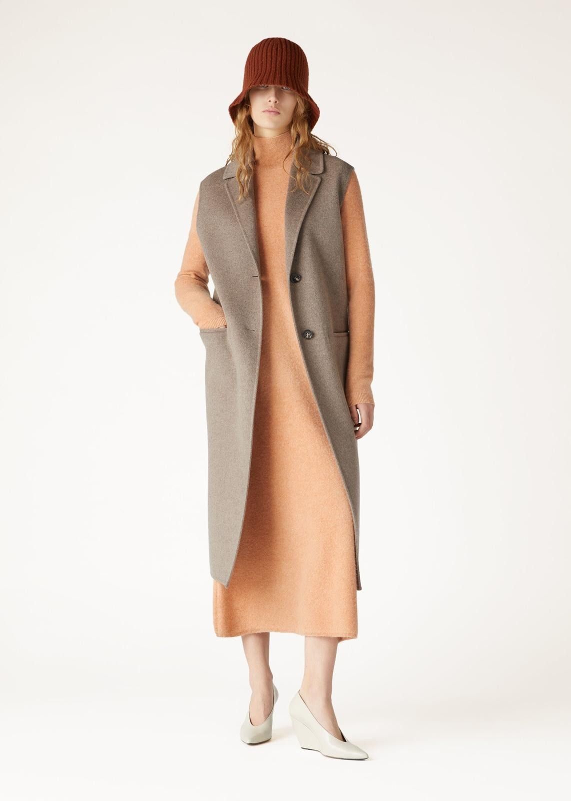 Loro Piana o1srvl11e0825 FAO2892 Alpe Hi-neck Dress in Orange Size L / US 10 / IT 46 - 3 Thumbnail