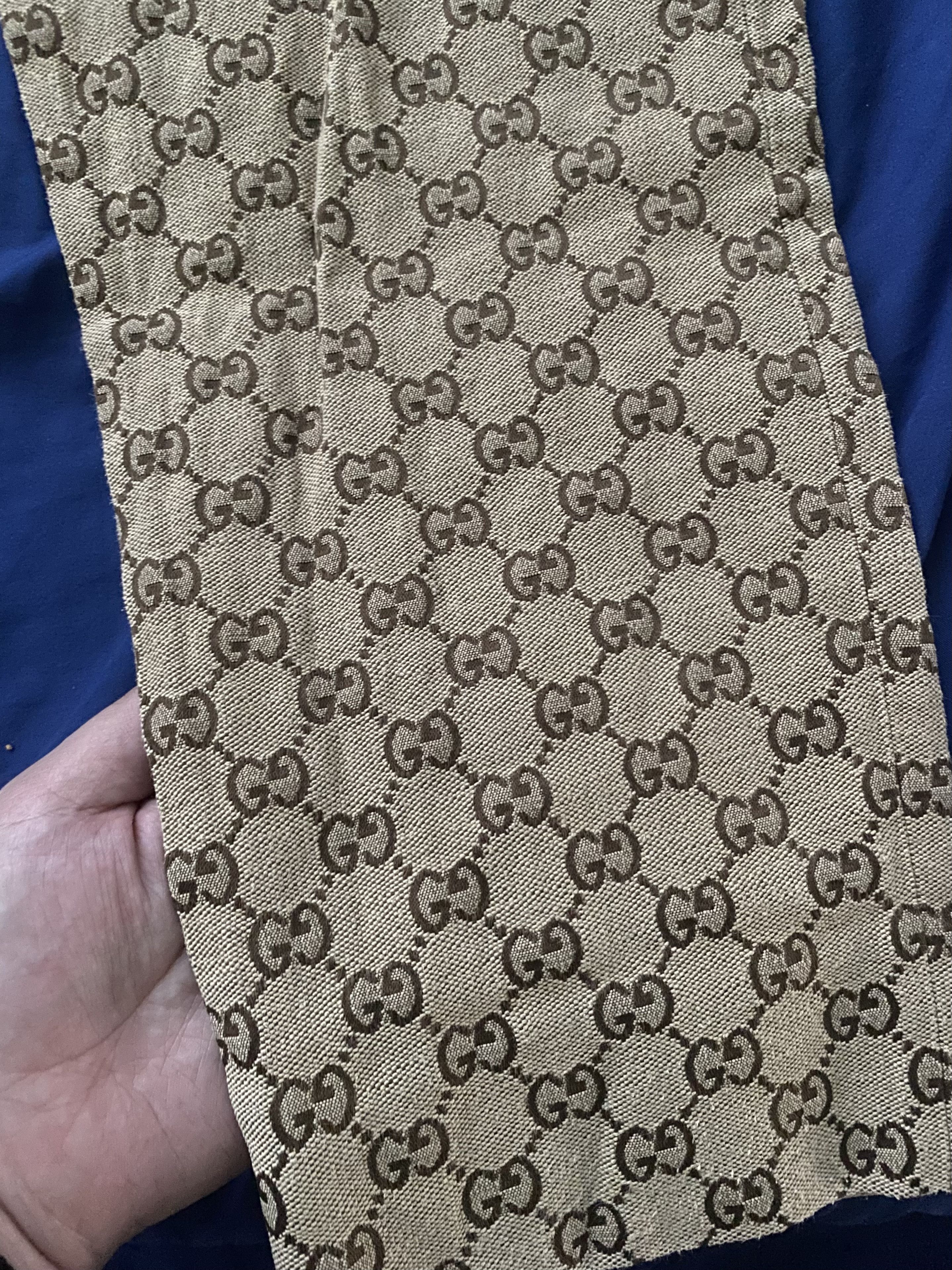 Gucci GUCCI GG BEIGE CANVAS JACQUARD PANTS Size US 32 / EU 48 - 3 Thumbnail