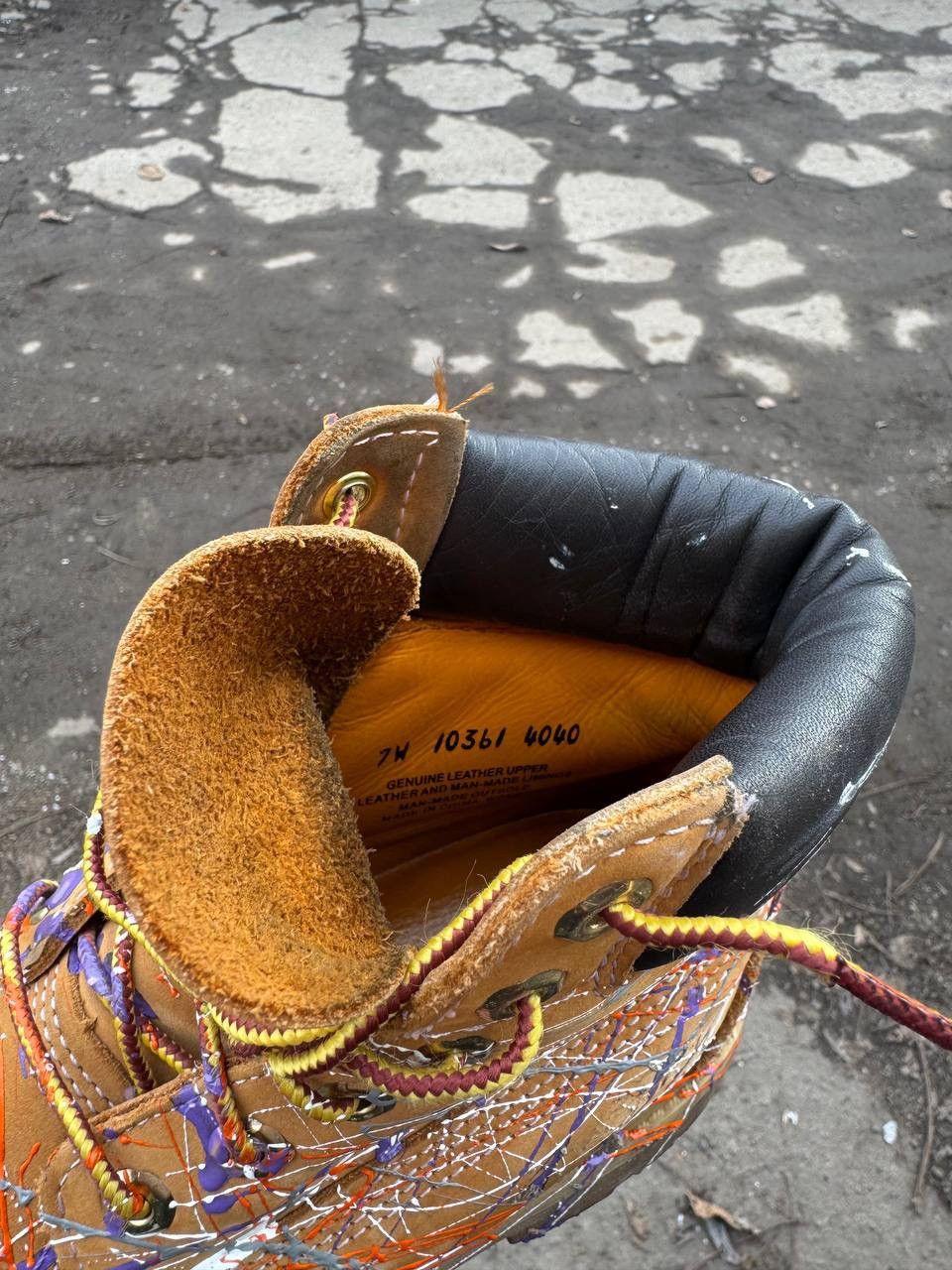 Japanese Brand × Timberland × Vintage Hype Gallery Dept style custom Timberland boots Size US 7 / EU 40 - 11 Thumbnail