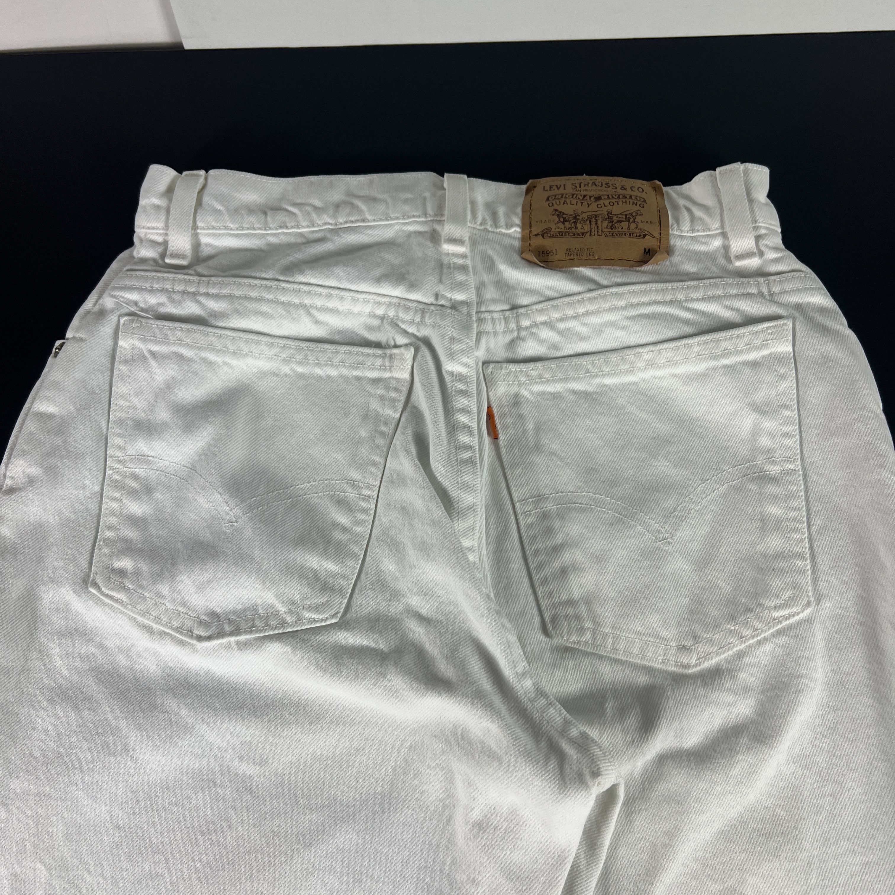 Levi's VTG Levi's Jeans 951 High Rise Relax Taper Denim Orange Tab Size 28" / US 6 / IT 42 - 12 Thumbnail
