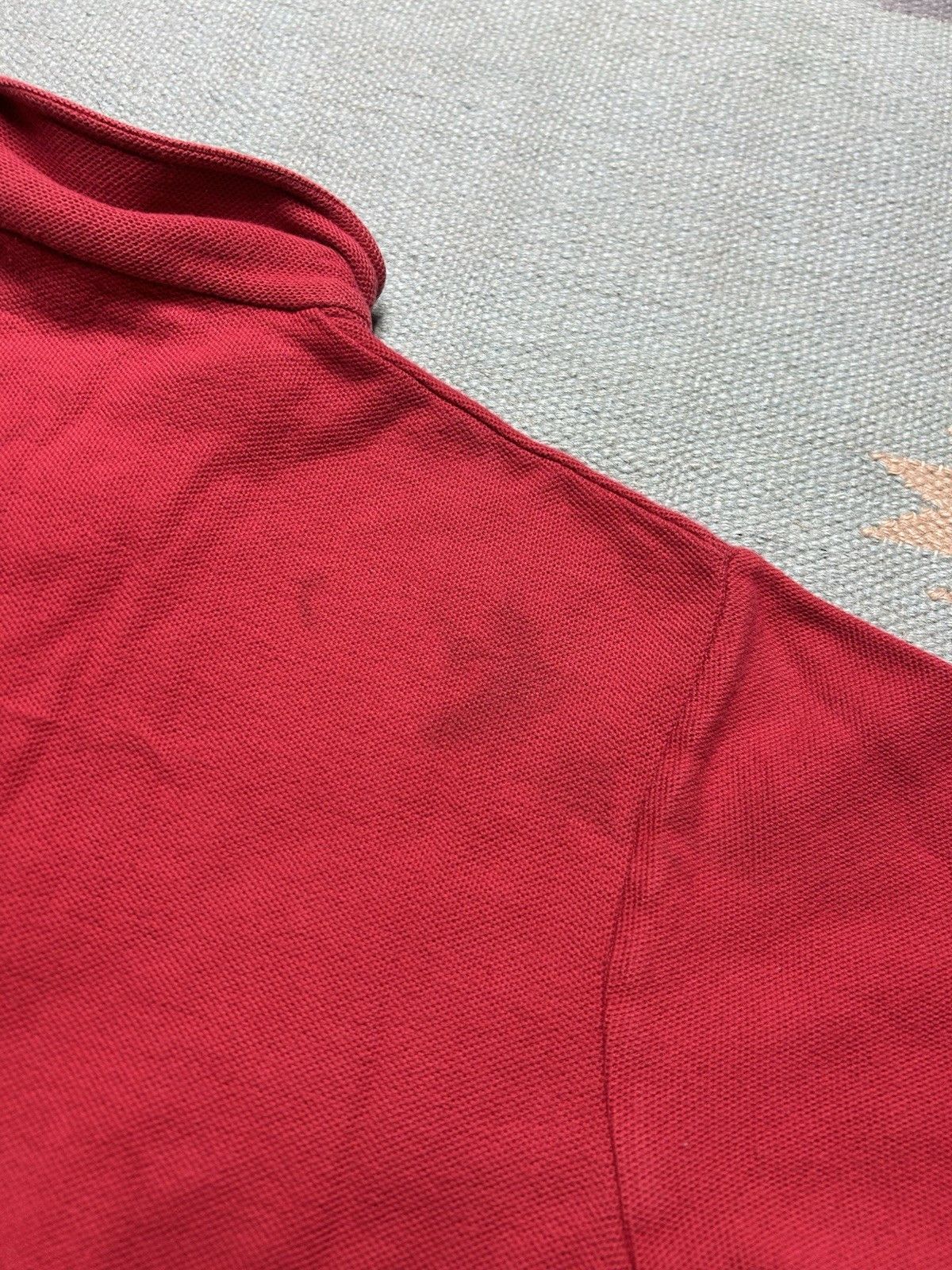 Vintage Vintage 1970s polo shirt blank crimson cotton knit medium Size US M / EU 48-50 / 2 - 7 Thumbnail