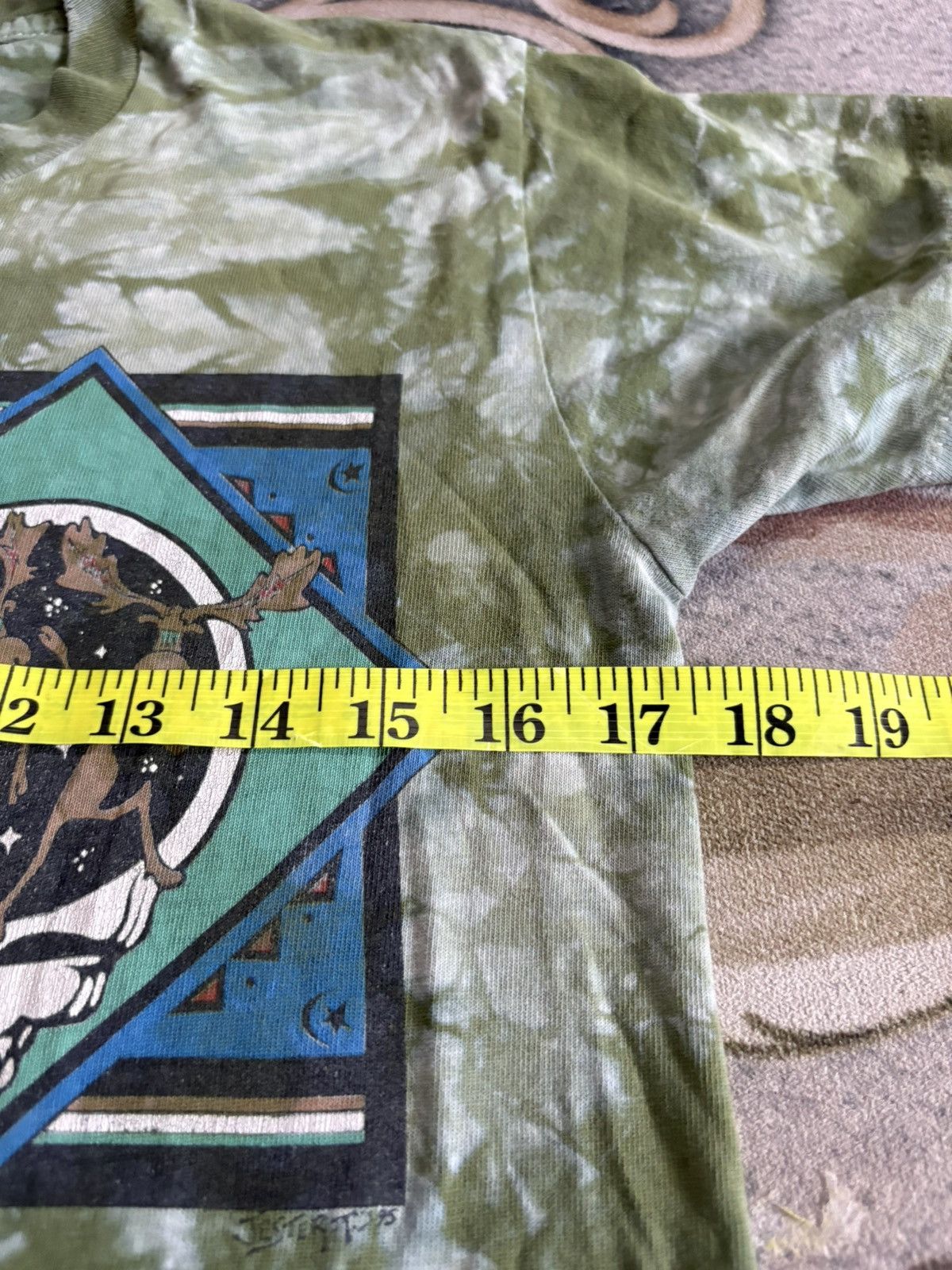 Grateful Dead !! Distressed !! Vintage Tye Dye Grateful Dead Size US S / EU 44-46 / 1 - 5 Thumbnail