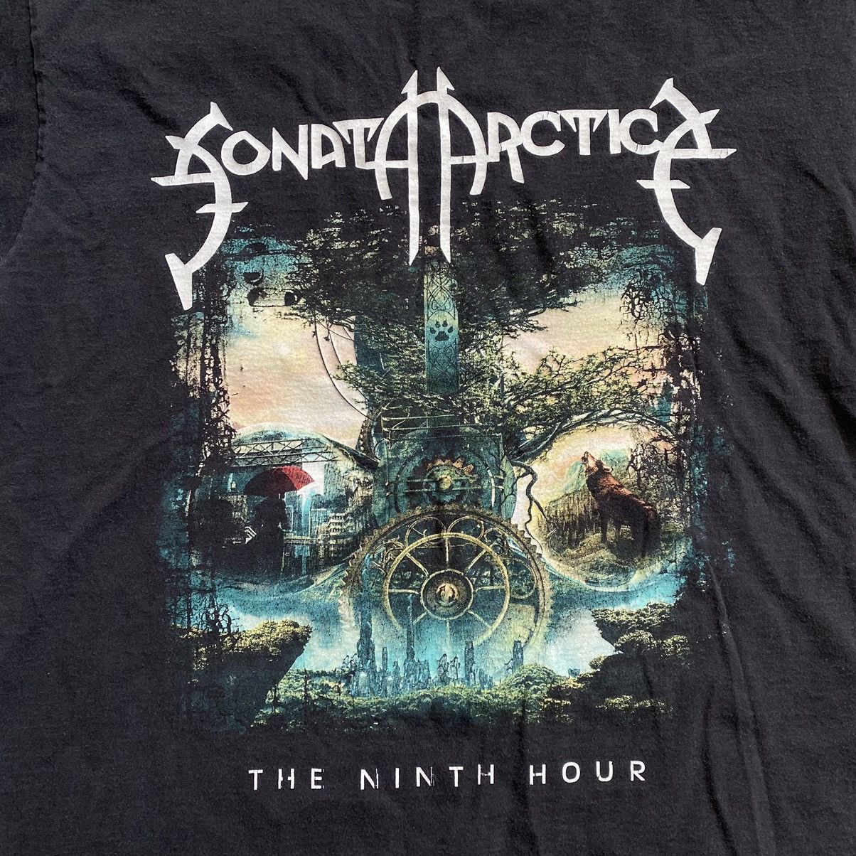 SONATA ARCTICA BAND THE NINTH HOUR TOUR T SHIRT