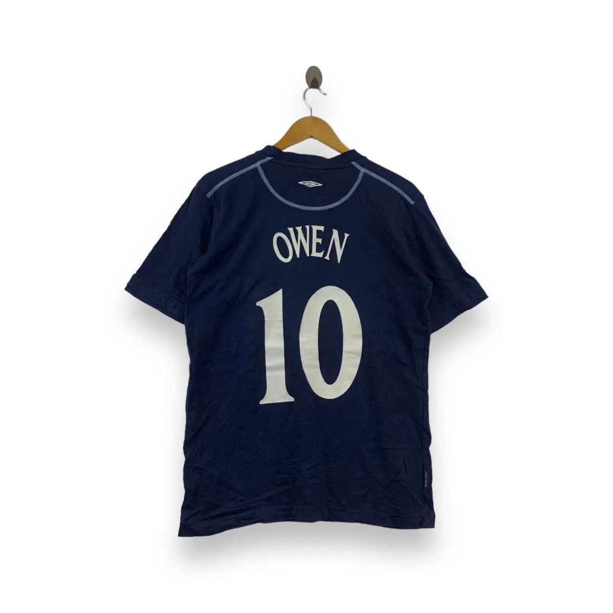 Umbro Vintage UMBRO ENGLAND NATIONWIDE Michael Owen Jersey Size US M / EU 48-50 / 2 - 1 Thumbnail
