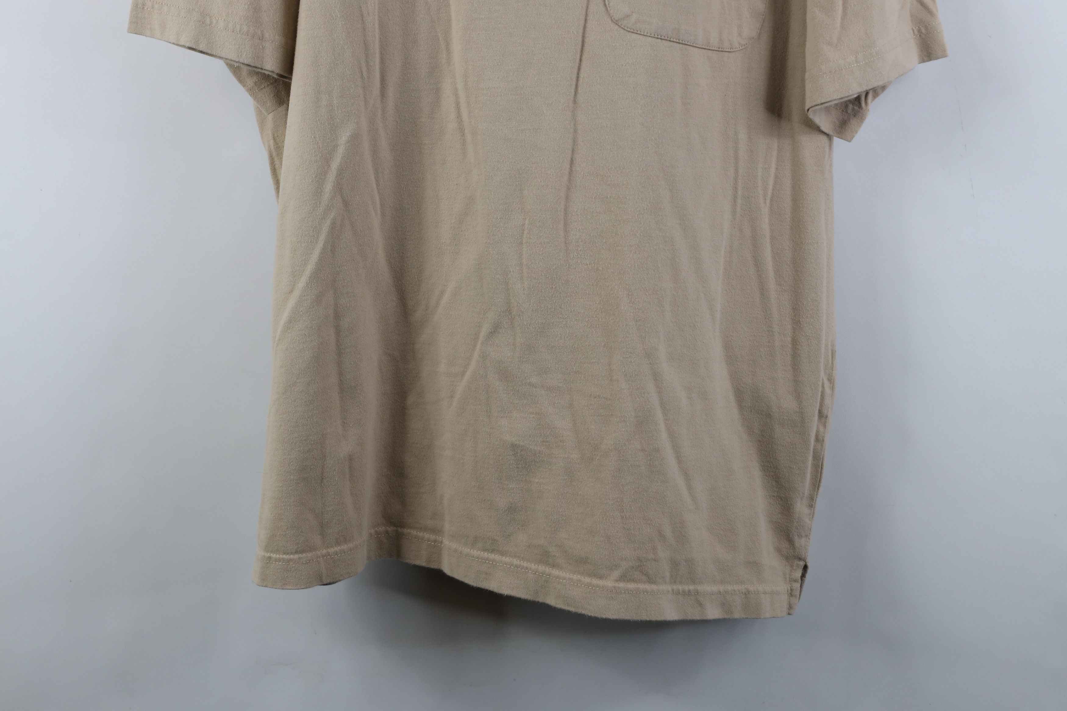 Pendleton Vintage Pendleton Spell Heavyweight Pocket T-Shirt Khaki Tan Size US XL / EU 56 / 4 - 3 Thumbnail