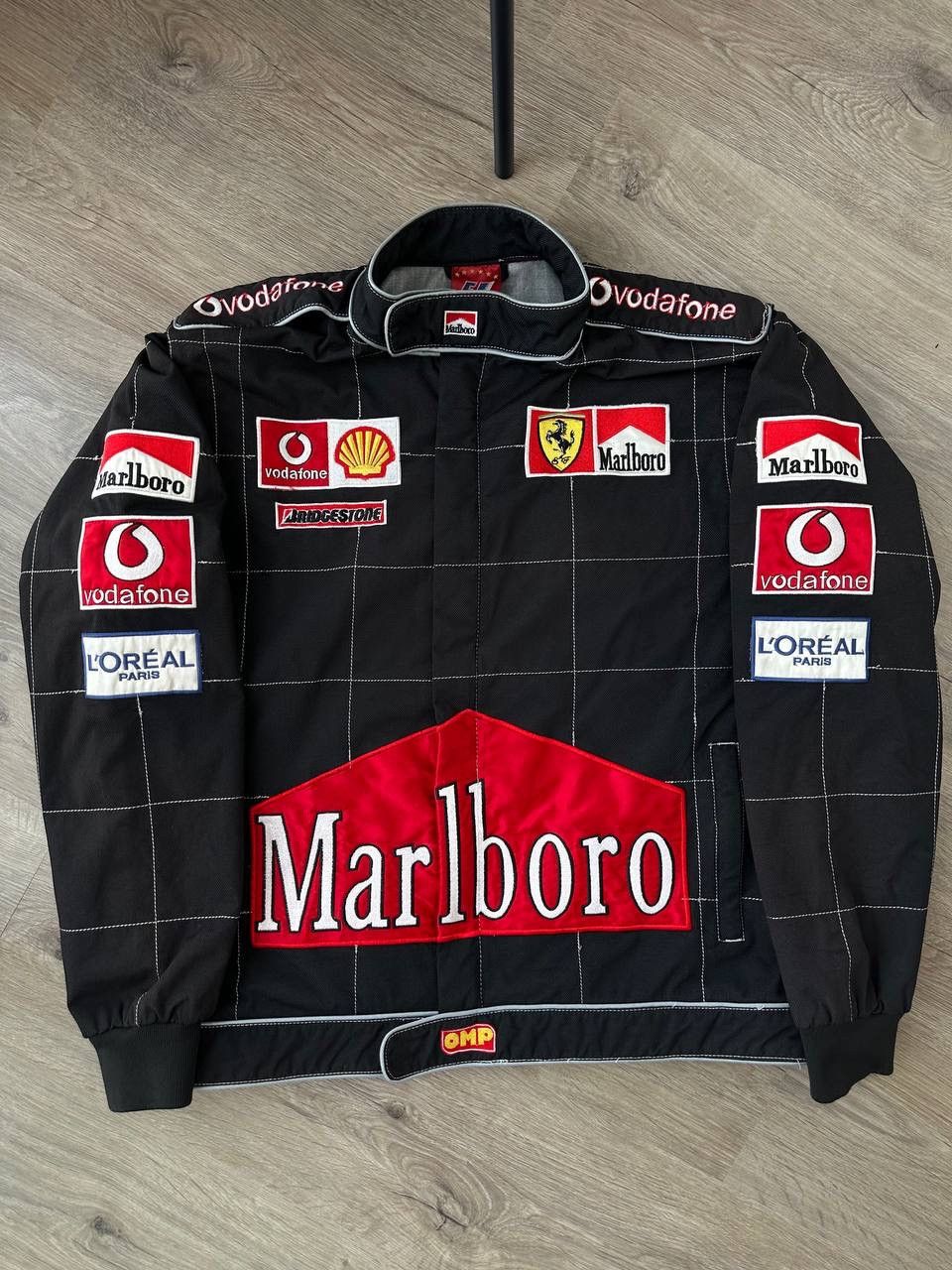 Ferrari × Marlboro Vintage Ferarri Racing Marlboro Black Jacket Size US M / EU 48-50 / 2 - 2 Thumbnail
