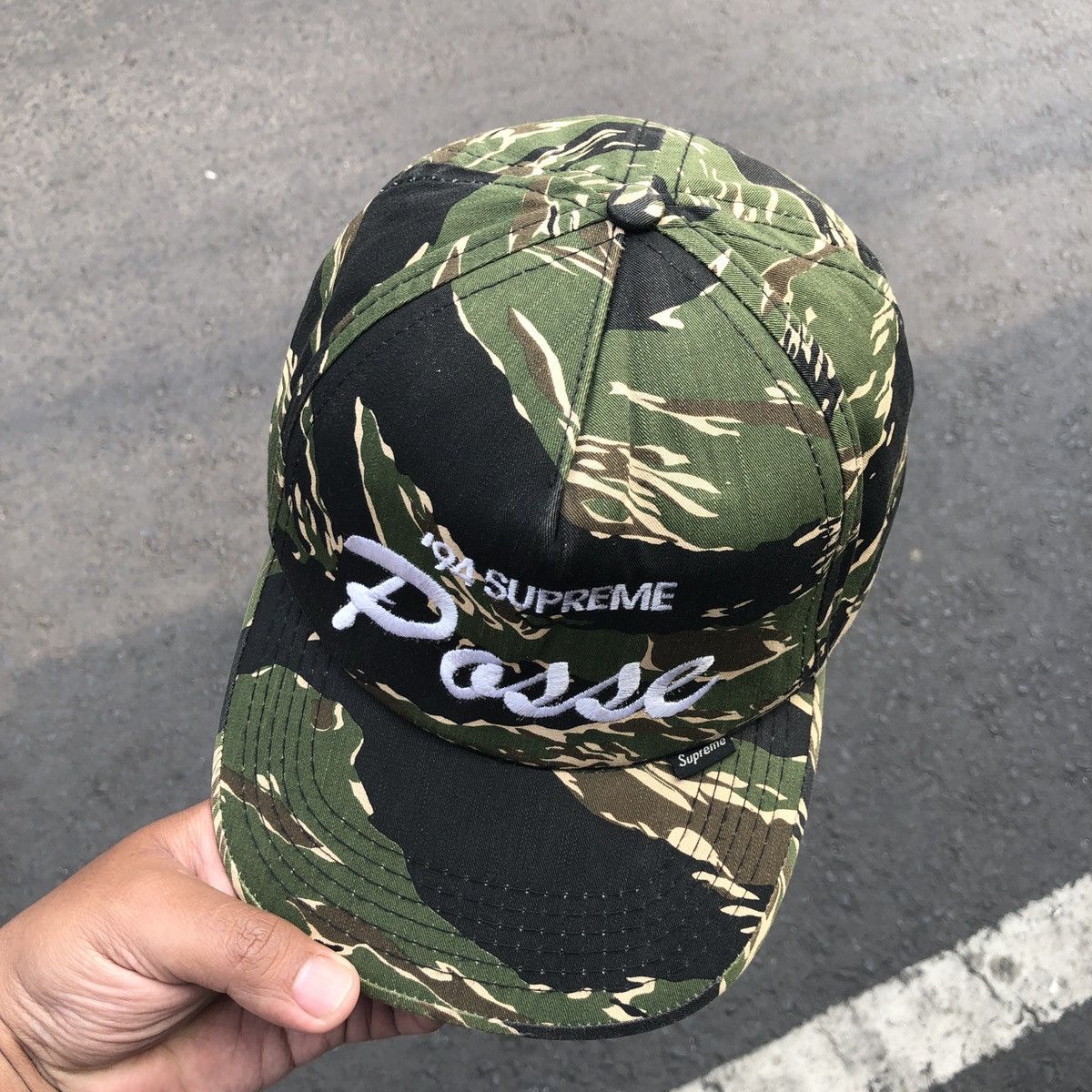 Starter × Supreme × Vintage 🔥ITEM COLLECTOR🔥SUPREME X STARTER POSSE TIGER CAMO 2006 Size ONE SIZE - 3 Thumbnail