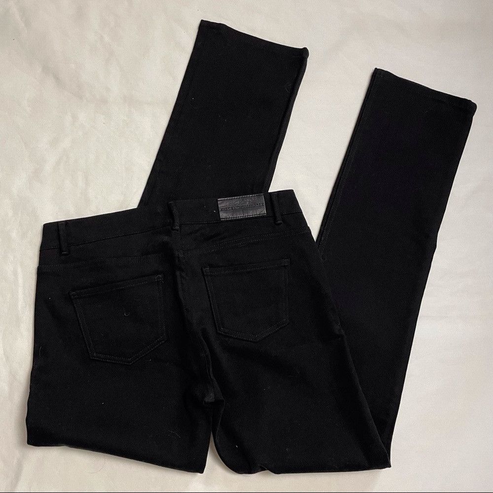 KIKI DE MONTPARNASSE New Kiki de Montparnasse Slim Fit Black Straight Leg Jeans Size 30" / US 8 / IT 44 - 2 Thumbnail