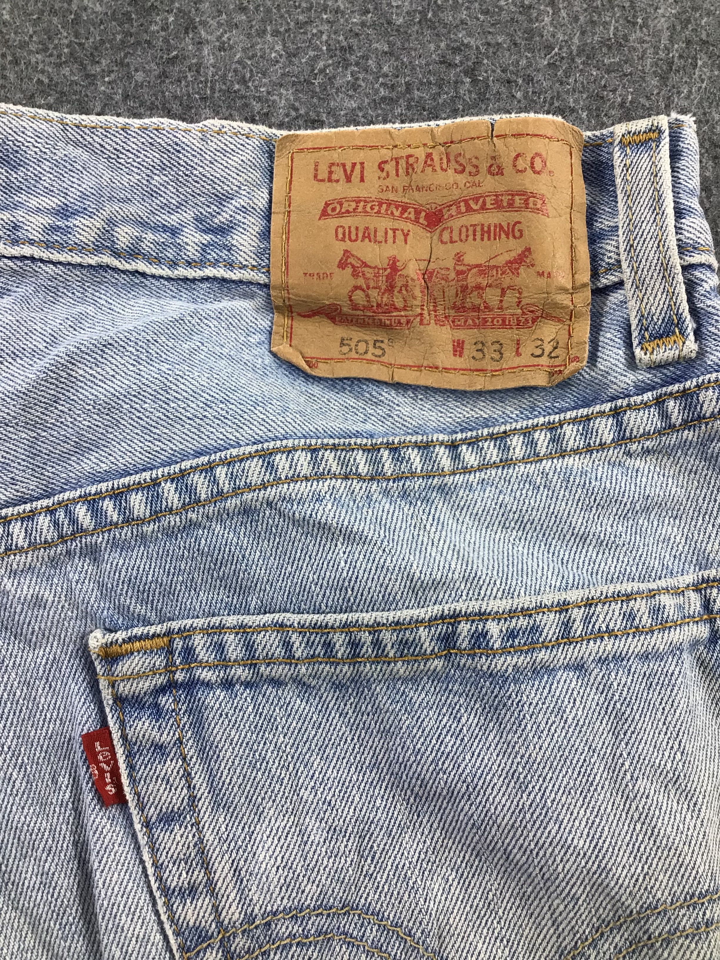 Levi's Vintage Levis 505 Jeans-J882 Size US 32 / EU 48 - 5 Thumbnail