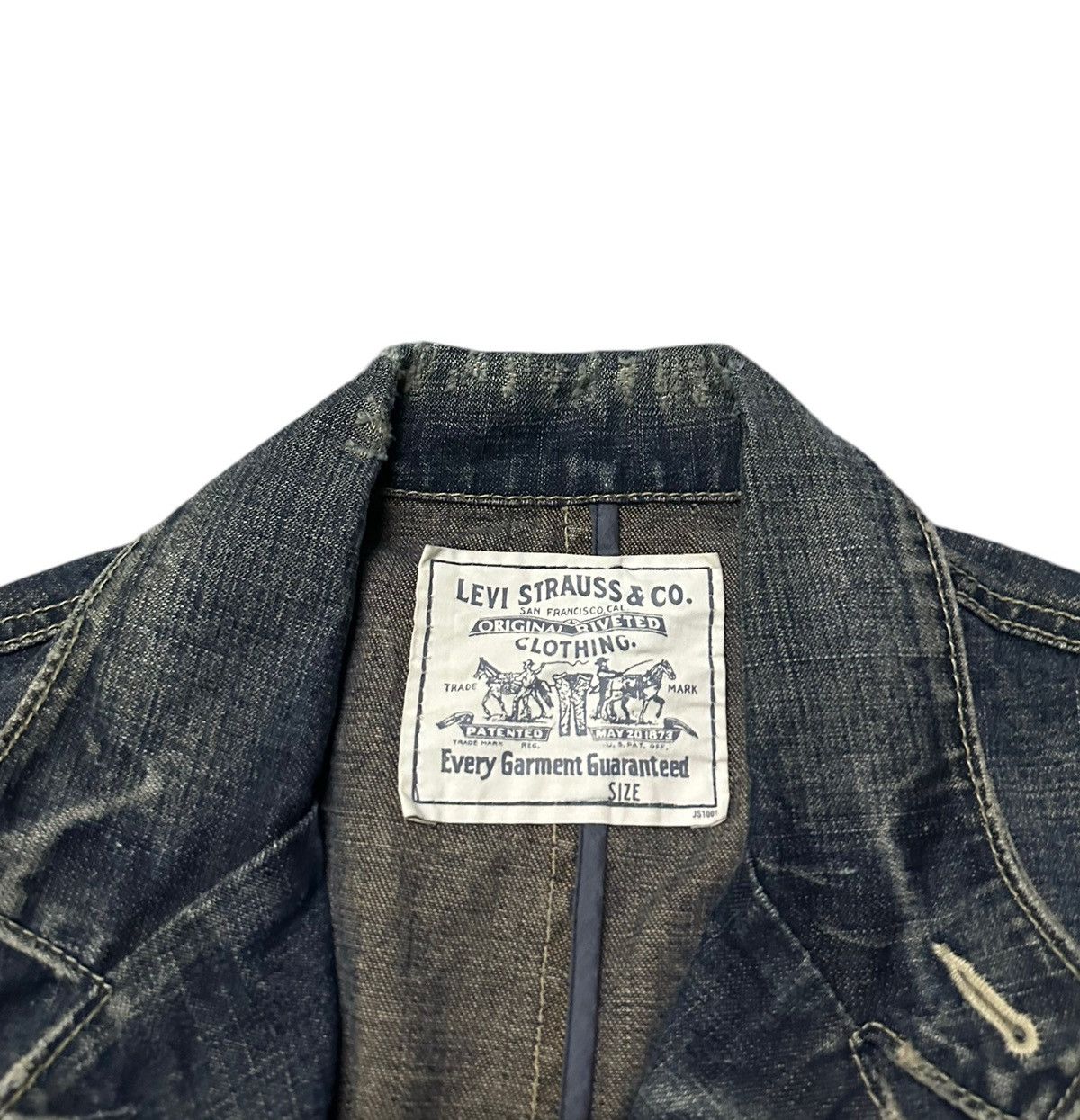 Levi's Levi’s denim tailored jacket size L Size US L / EU 52-54 / 3 - 3 Thumbnail