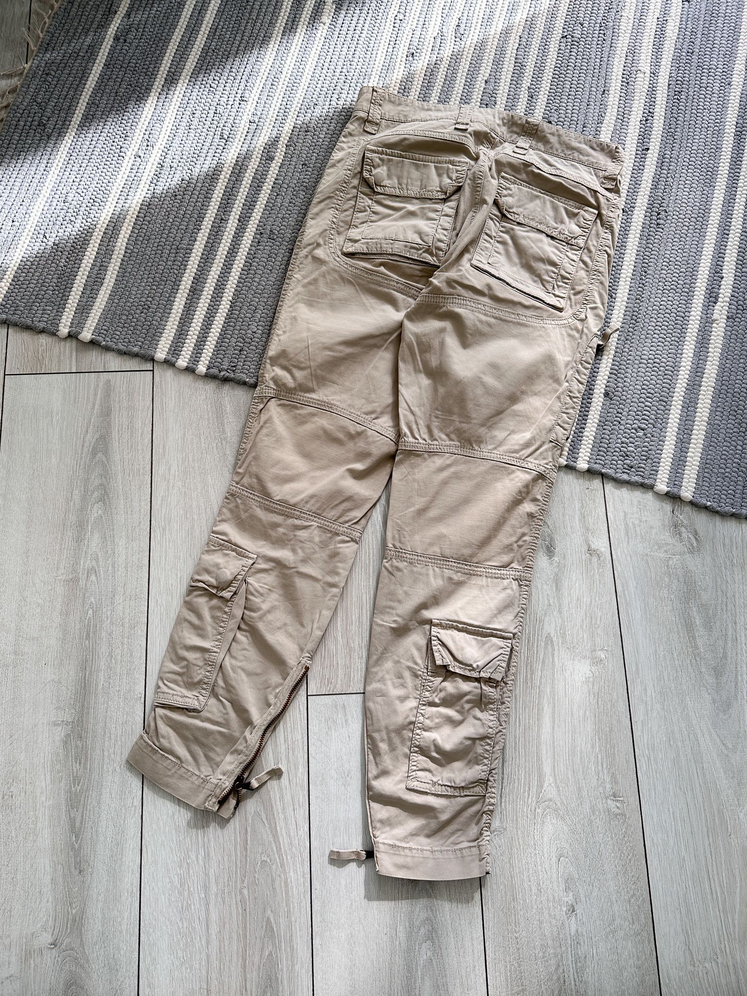 Aeronautica Militare Aeronautica Militare Beige Multipocket Pants Size 30" / US 8 / IT 44 - 2 Thumbnail