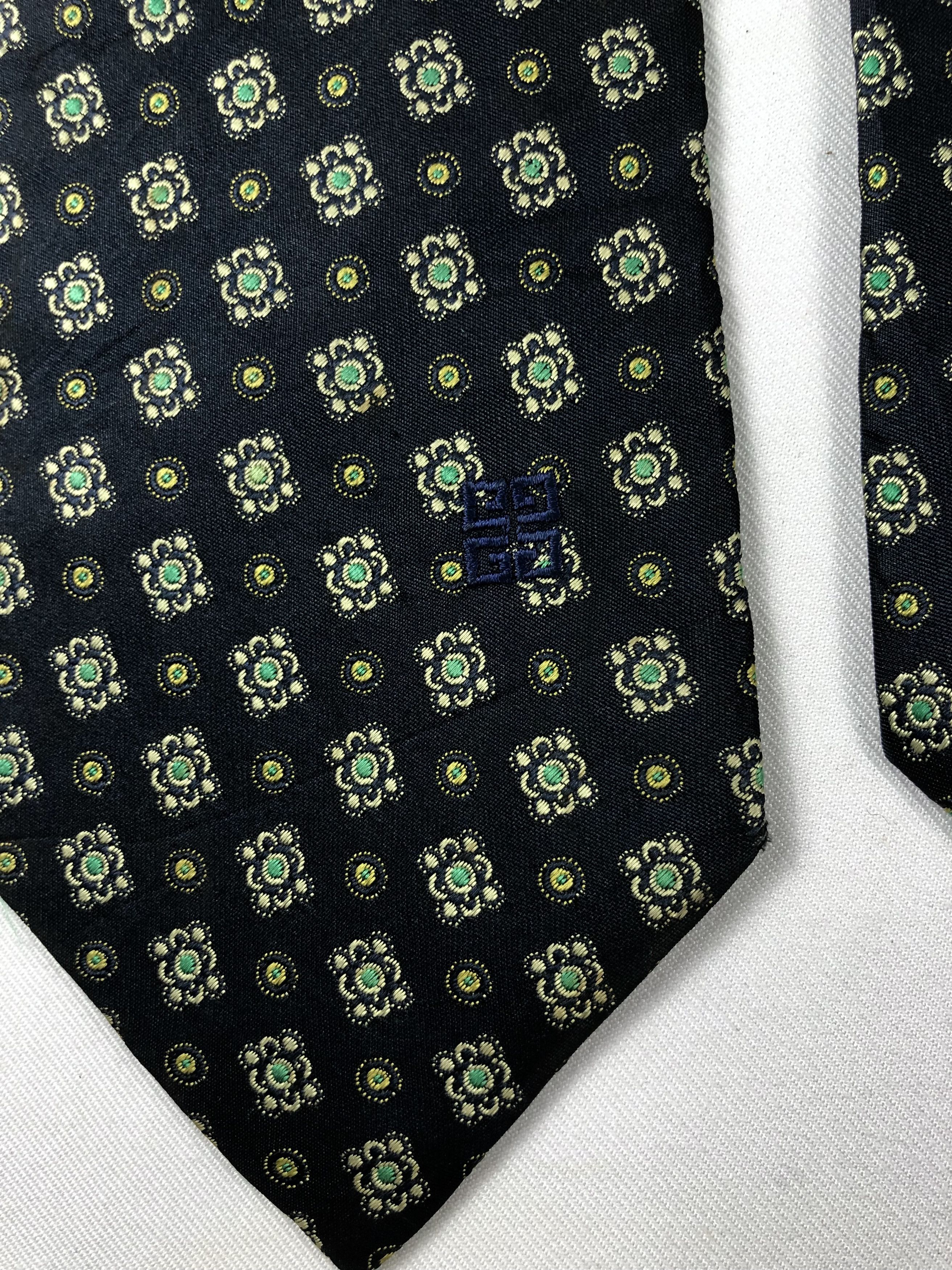 Givenchy Rare Monsieur Givenchy Silk Tie Size ONE SIZE - 4 Thumbnail
