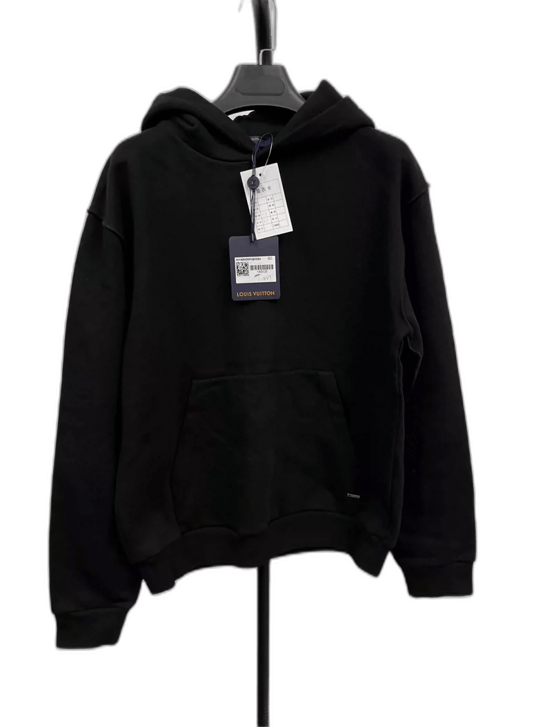 Louis Vuitton Louis Vuitton Black Hoodie for Men Size US S / EU 44-46 / 1 - 1 Thumbnail