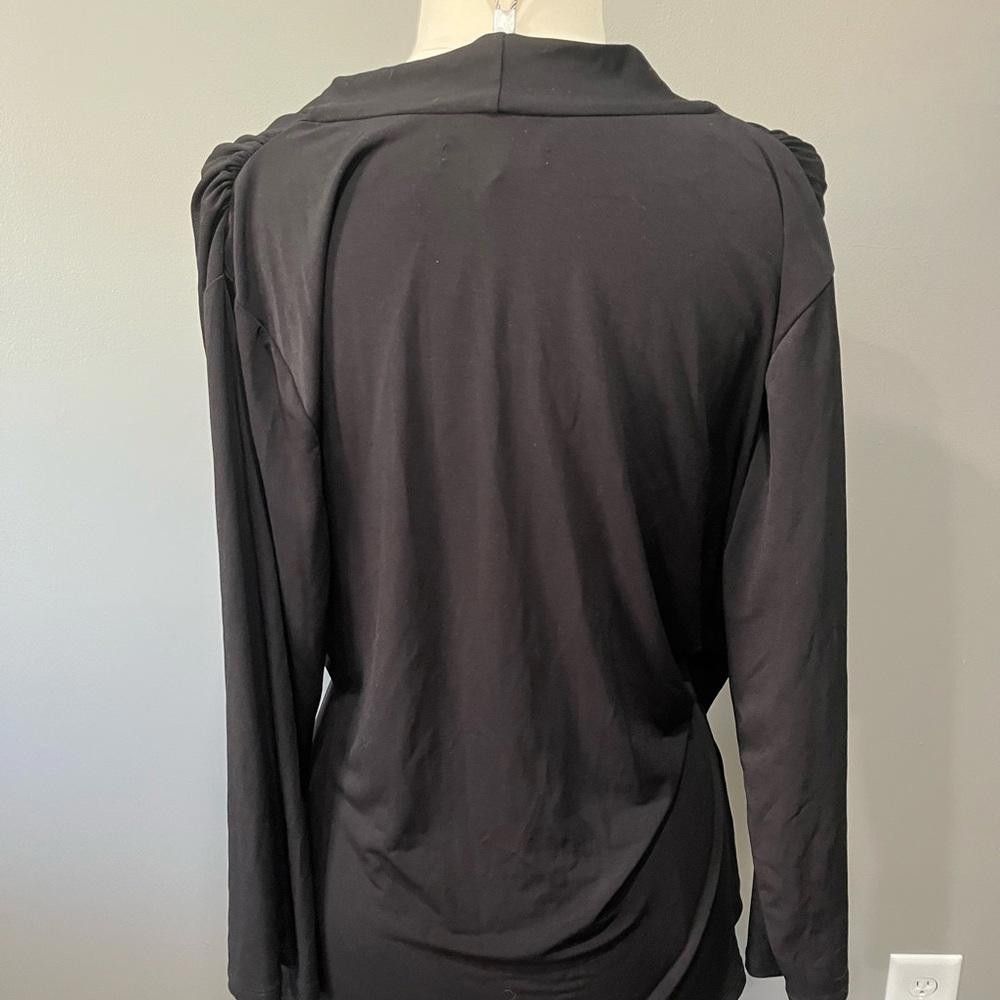 Designer 41 Hawthorn V-Neck Blouse Size XXL / US 16-18 / IT 52-54 - 5 Thumbnail