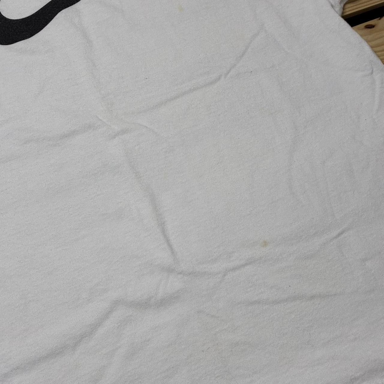 Nike Vintage Nike Center Check White Tee Size Medium Size US M / EU 48-50 / 2 - 3 Thumbnail