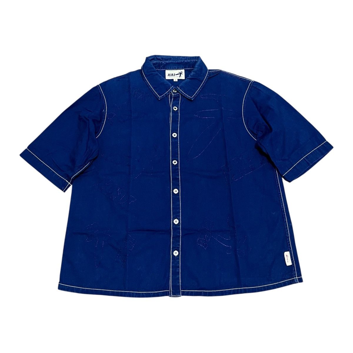 Hai Sporting Gear Indigo Embroidery Shirt Jun Takahashi