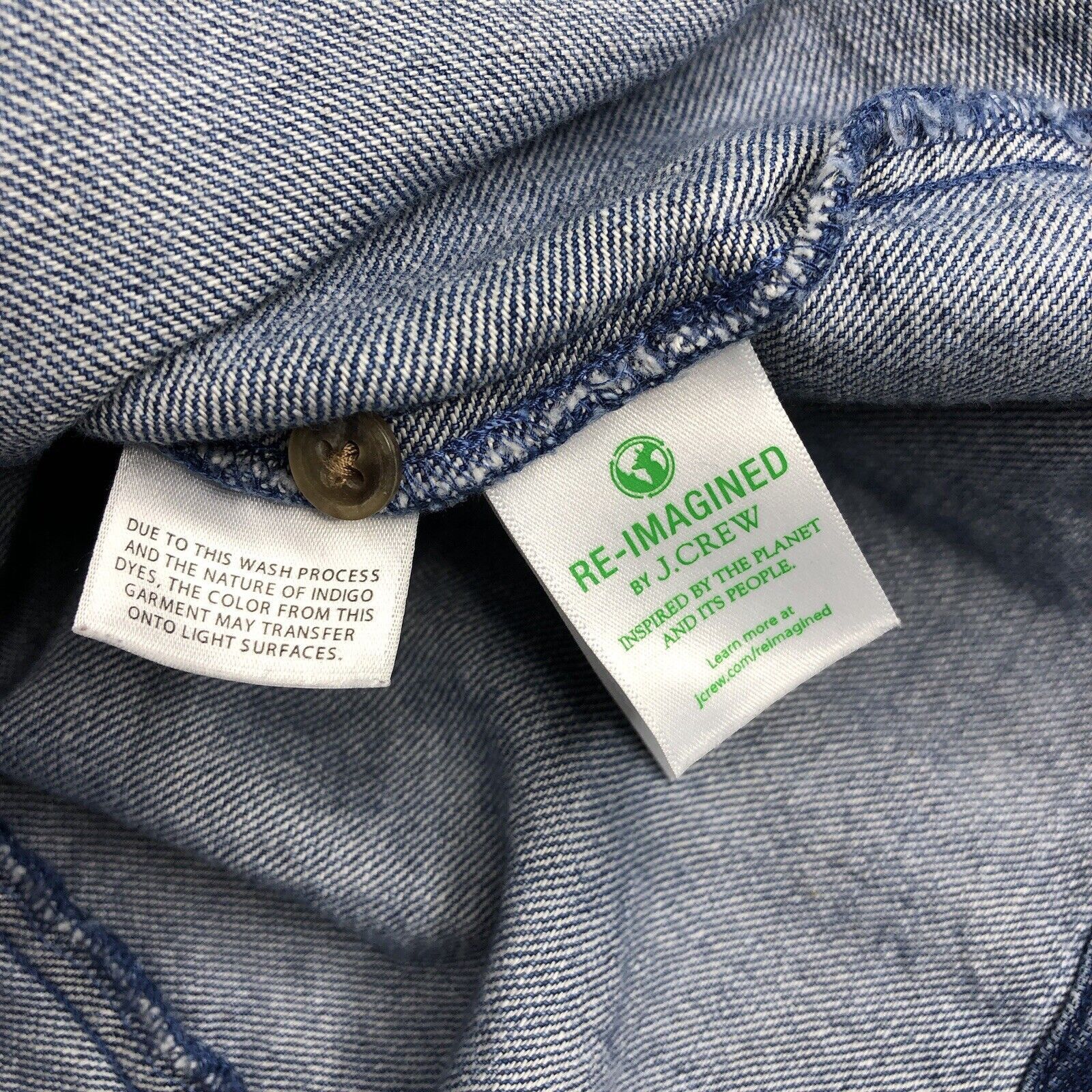 J.Crew J. Crew Squareneck Chambray Top S Puff Peasant 3/4 Size S / US 4 / IT 40 - 6 Thumbnail