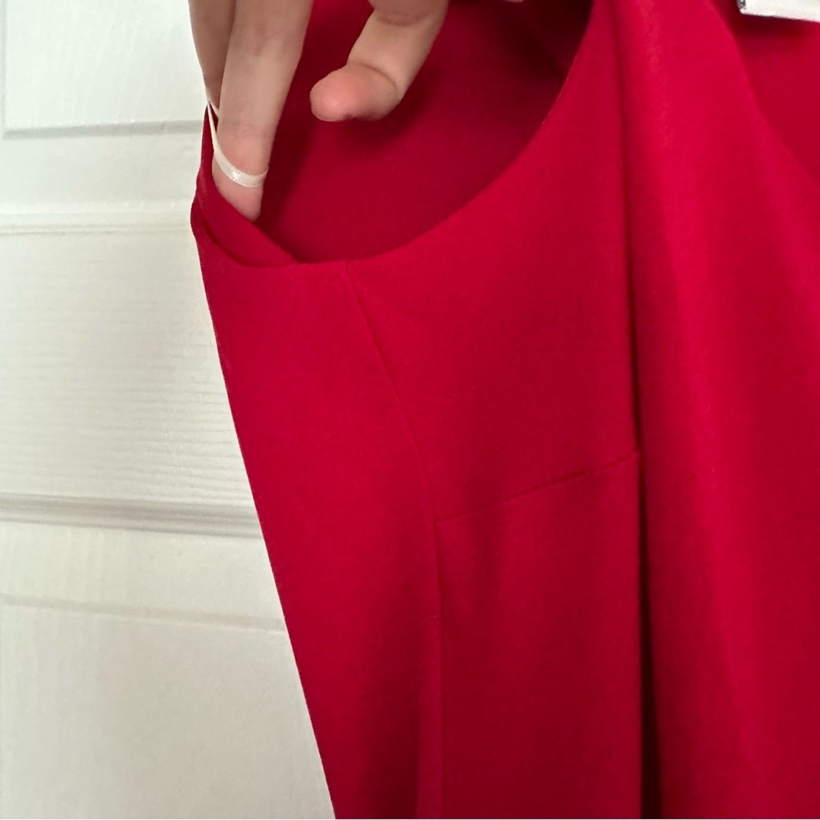 Other Vintage like NEW Sheri Martin 2 piece Red Dress & Jacket Size L / US 10 / IT 46 - 4 Thumbnail