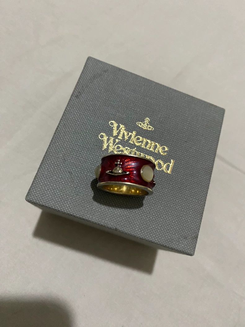 Vivienne Westwood Vivienne Westwood Red king ring Size ONE SIZE - 1 Thumbnail
