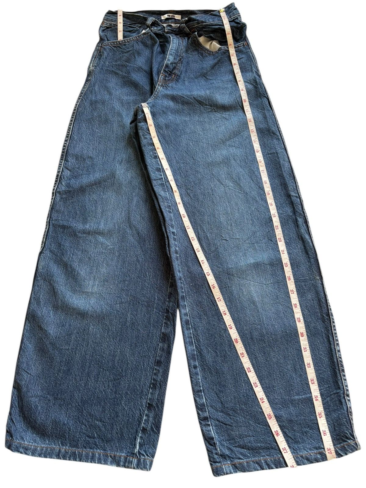 Uniqlo Vintage Uniqlo Blue Wash Baggy Jeans Size US 26 / EU 42 - 15 Thumbnail